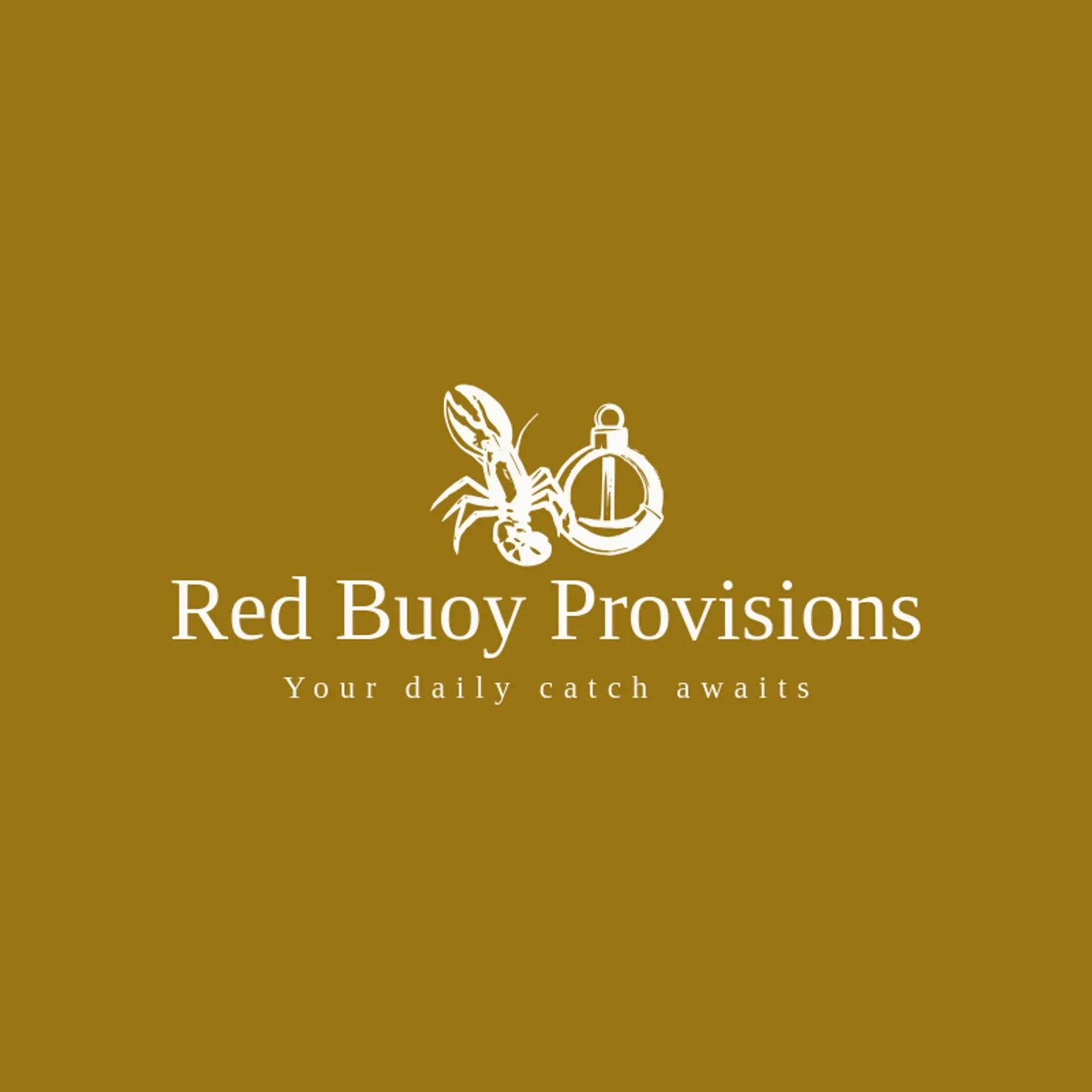 Red Buoy Provisions logo for lobster
