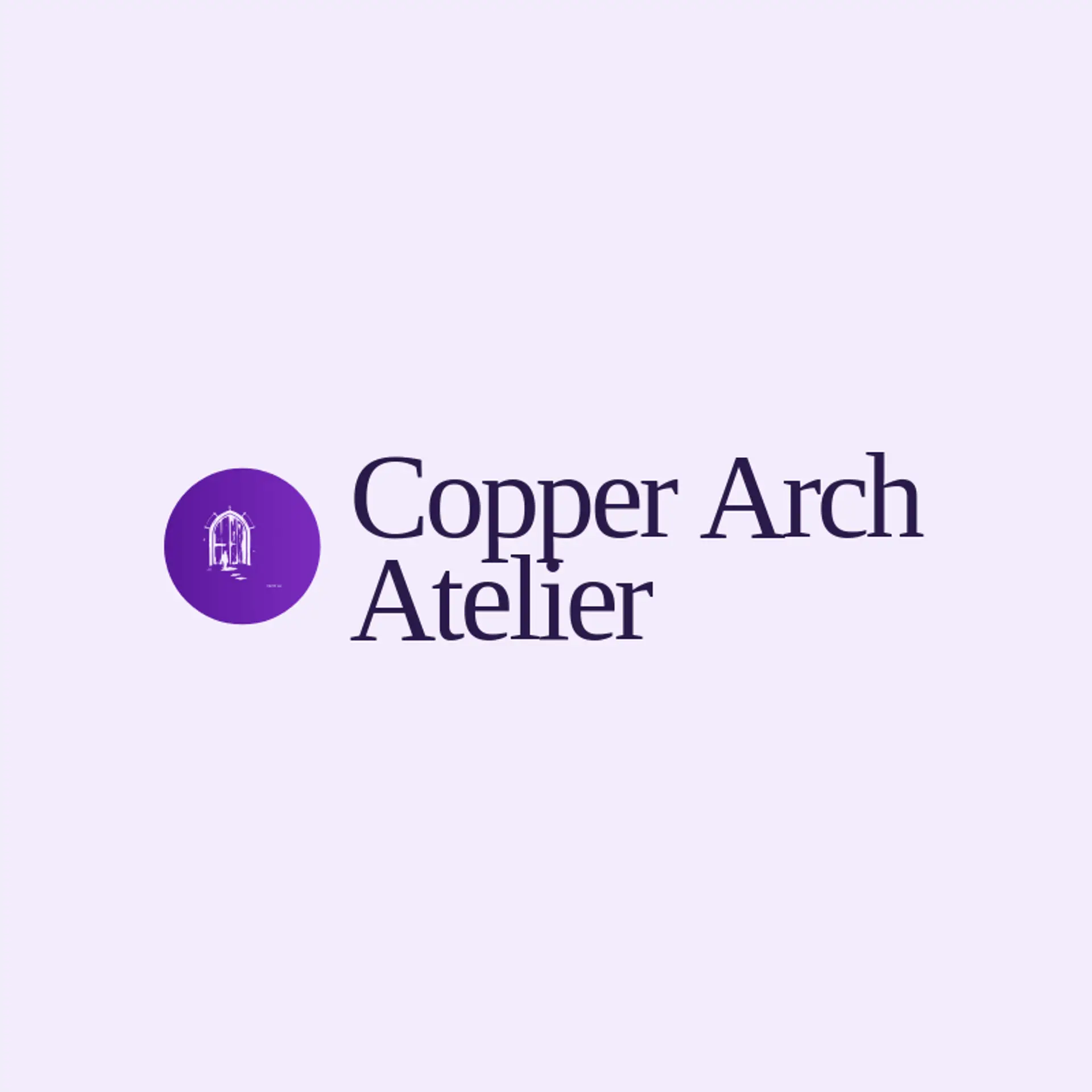Copper Arch Atelier logo for arch