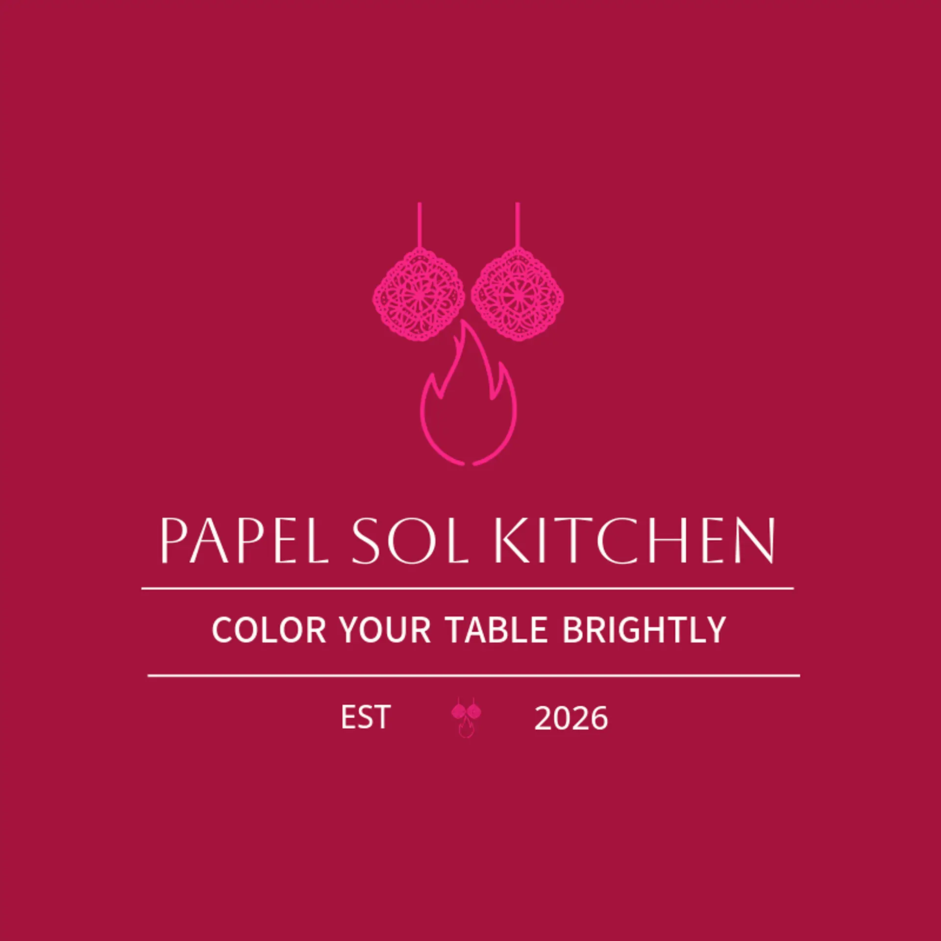 Papel Sol Kitchen logo for mexican