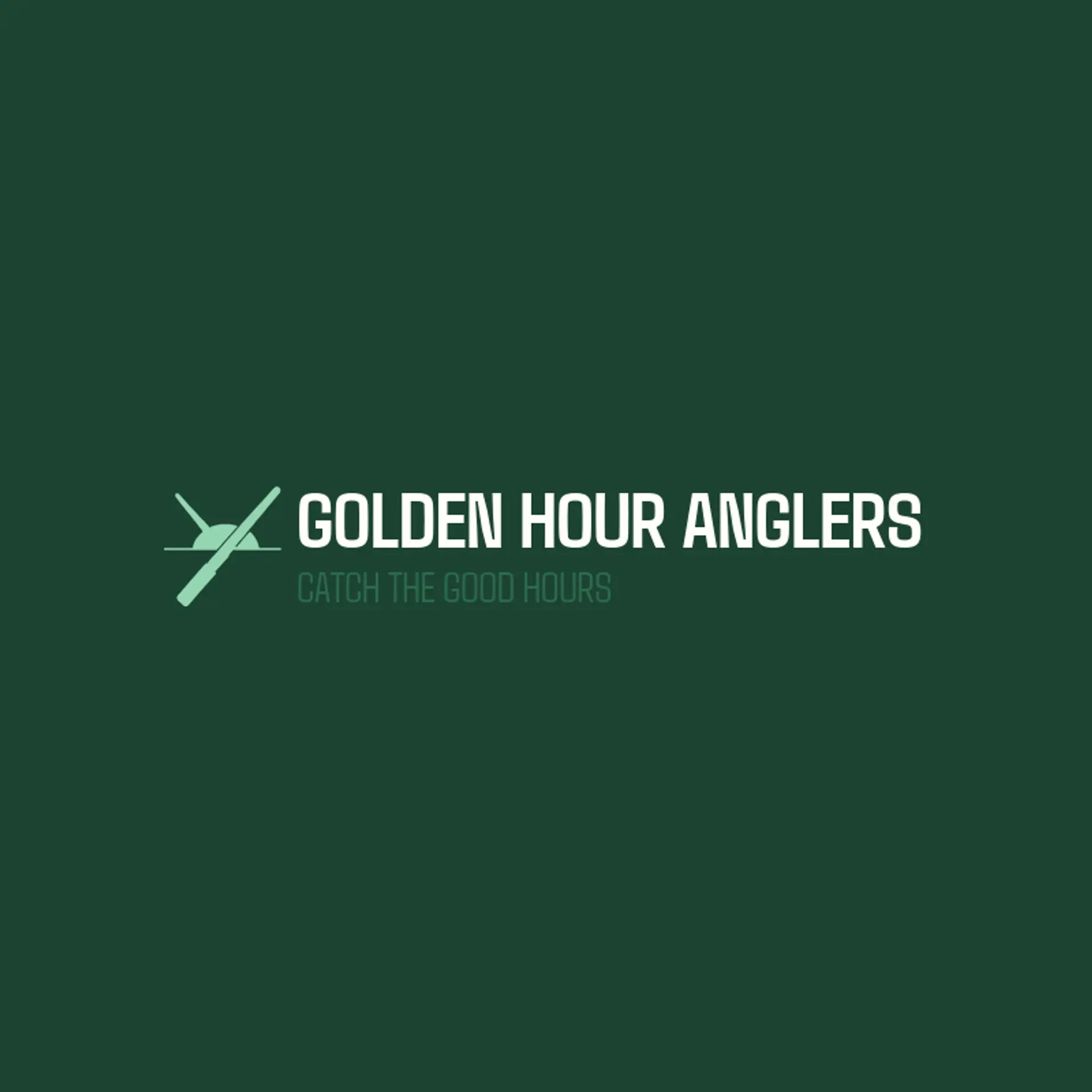 Golden Hour Anglers logo for fishing