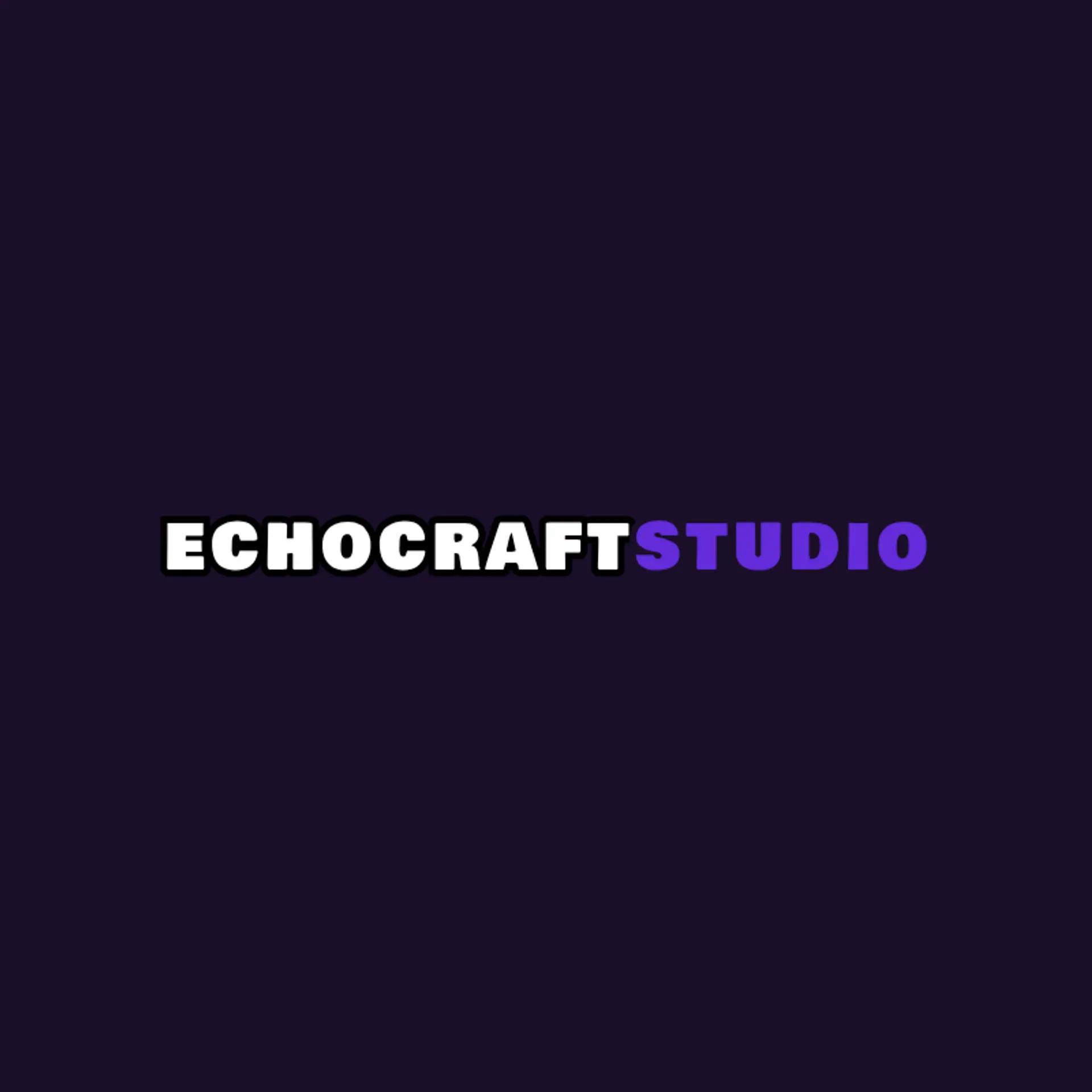 EchoWave Studios logo for music studio