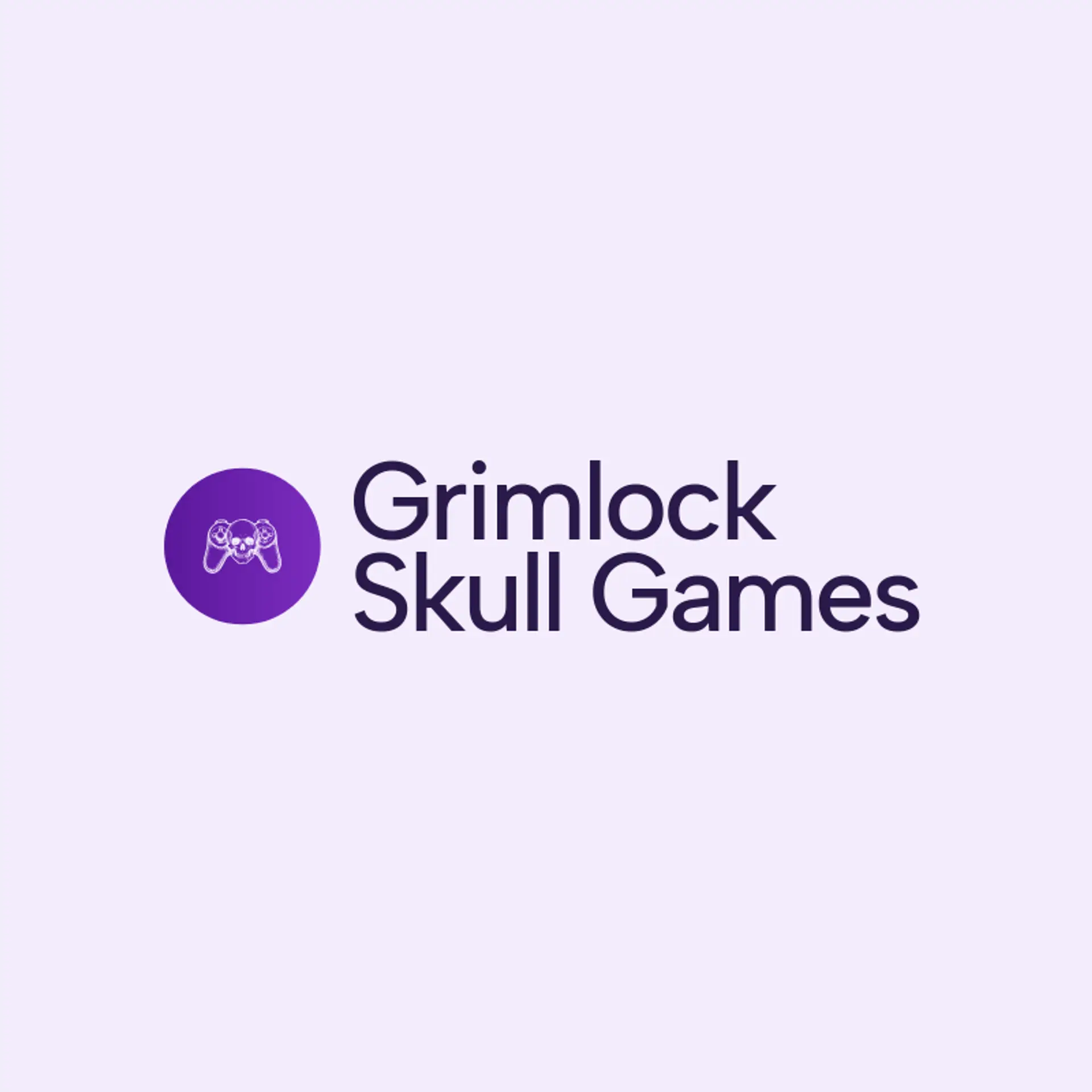 Grimlock Skull Games logo for skull