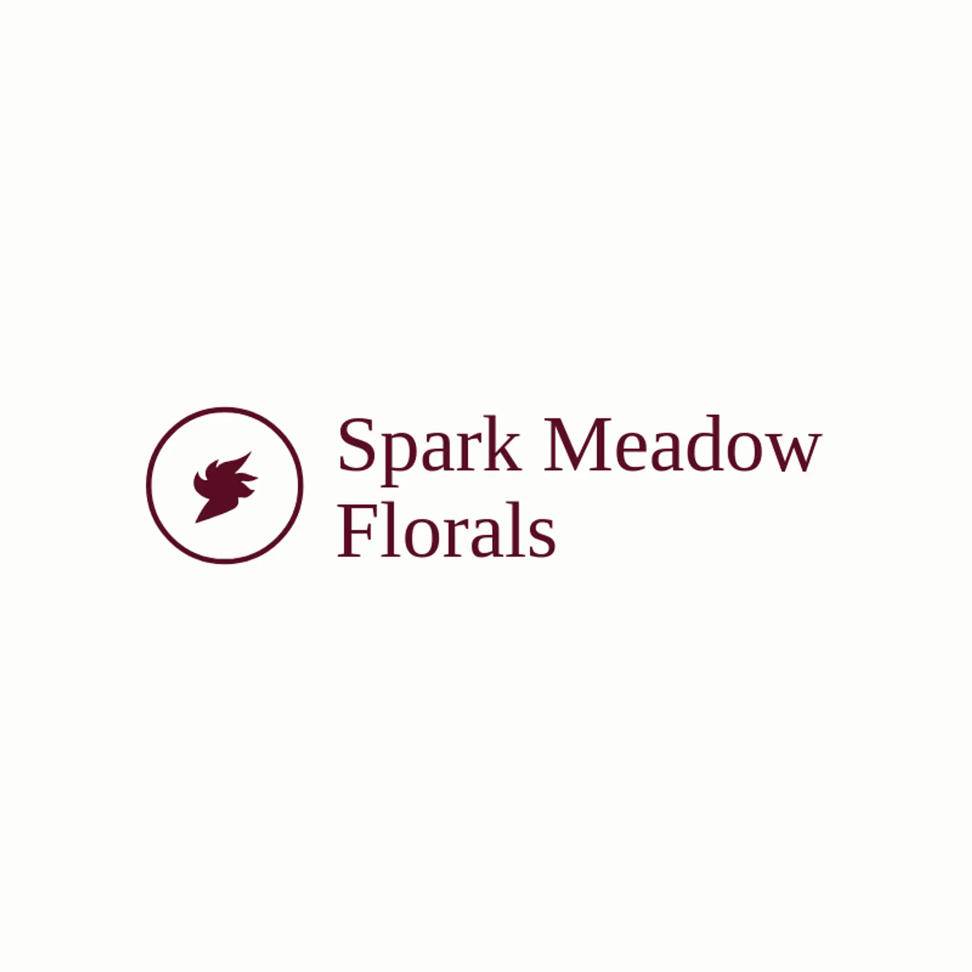 Spark Meadow Florals logo for spark