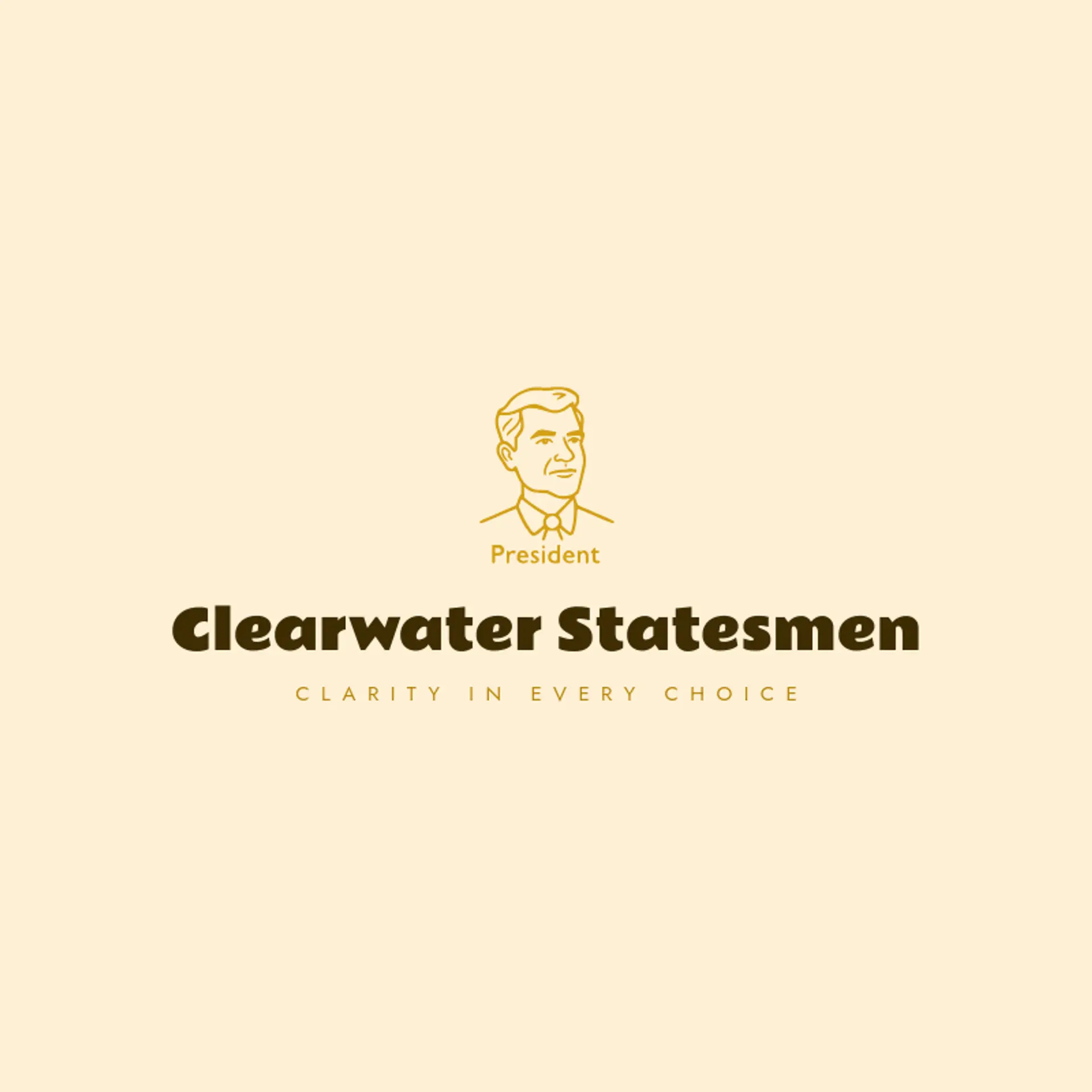 Clearwater Statesmen logo for president