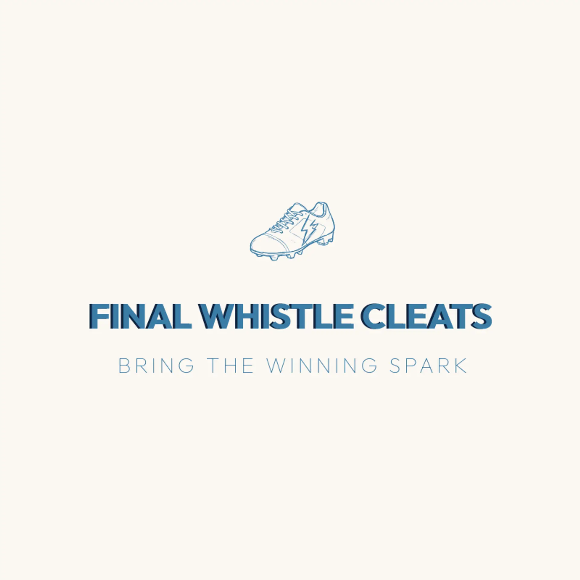 Final Whistle Cleats logo for shoes
