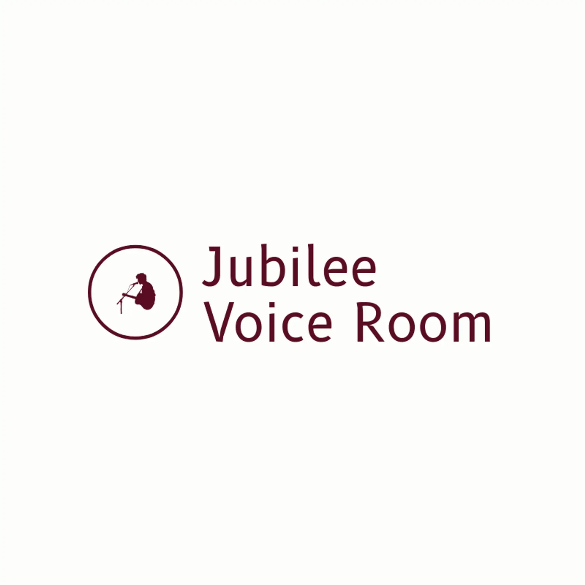 Jubilee Voice Room logo for singer