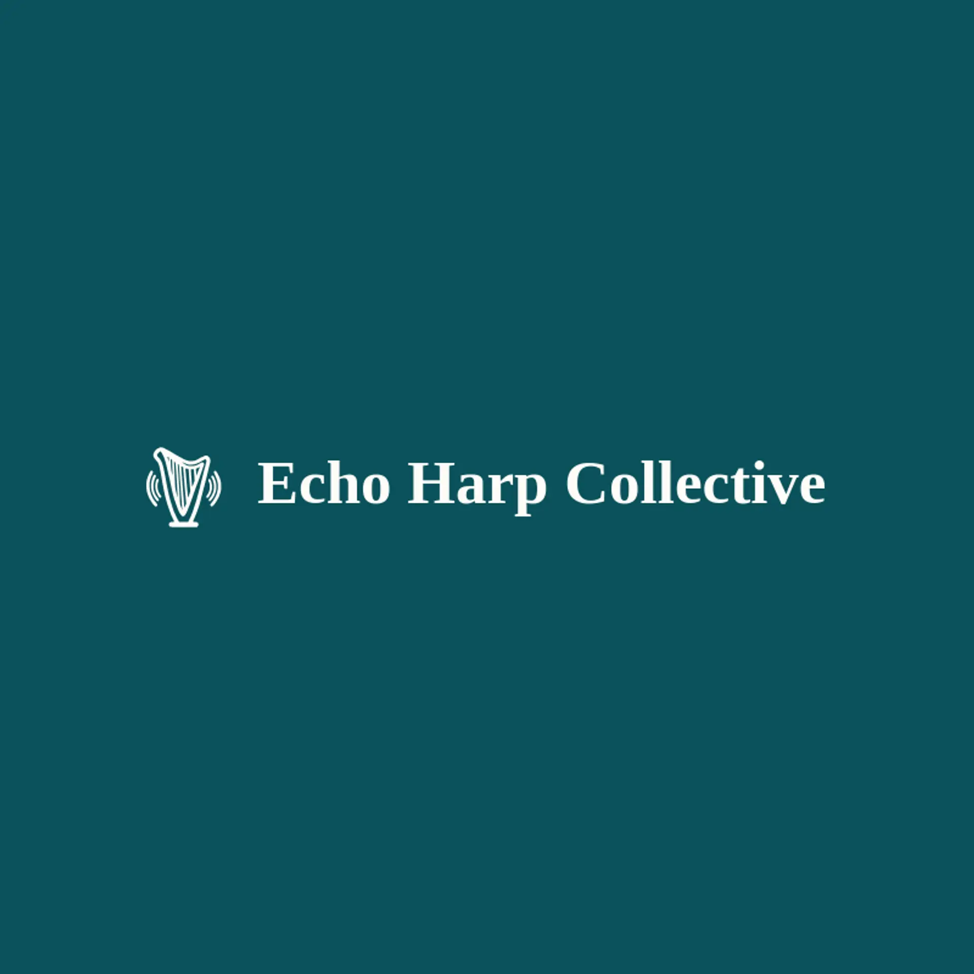 Echo Harp Collective logo for harp