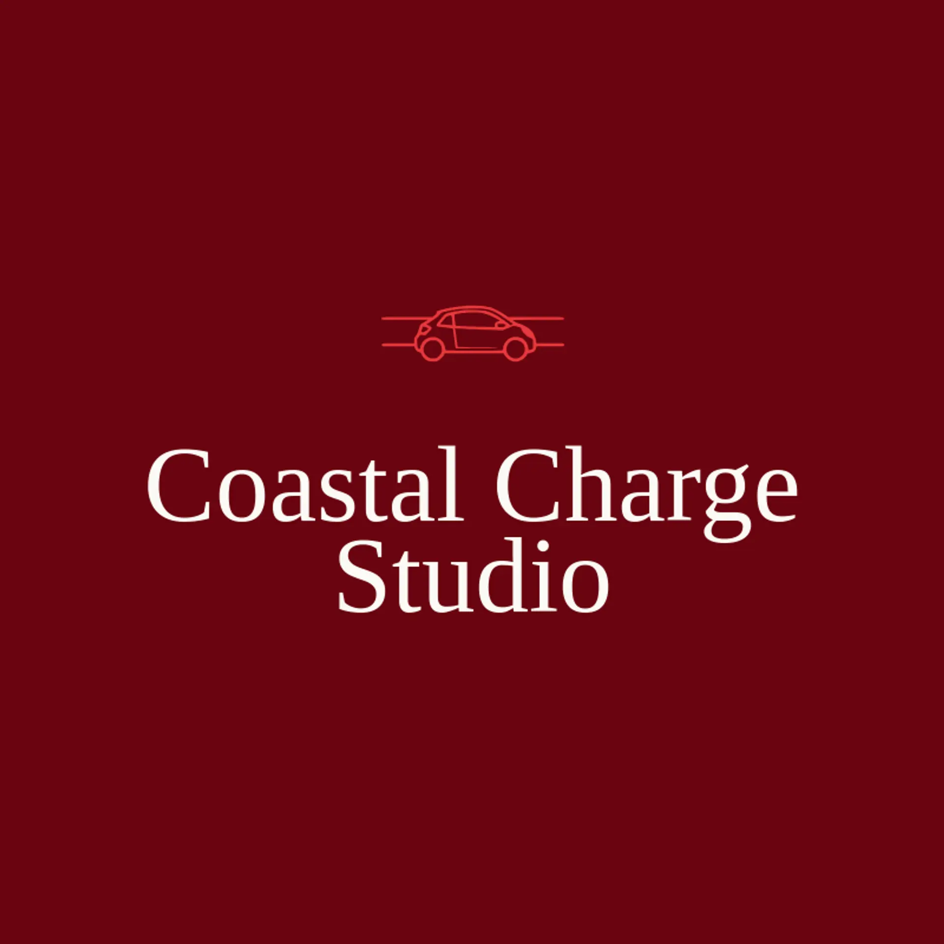 Coastal Charge Studio logo for electric car