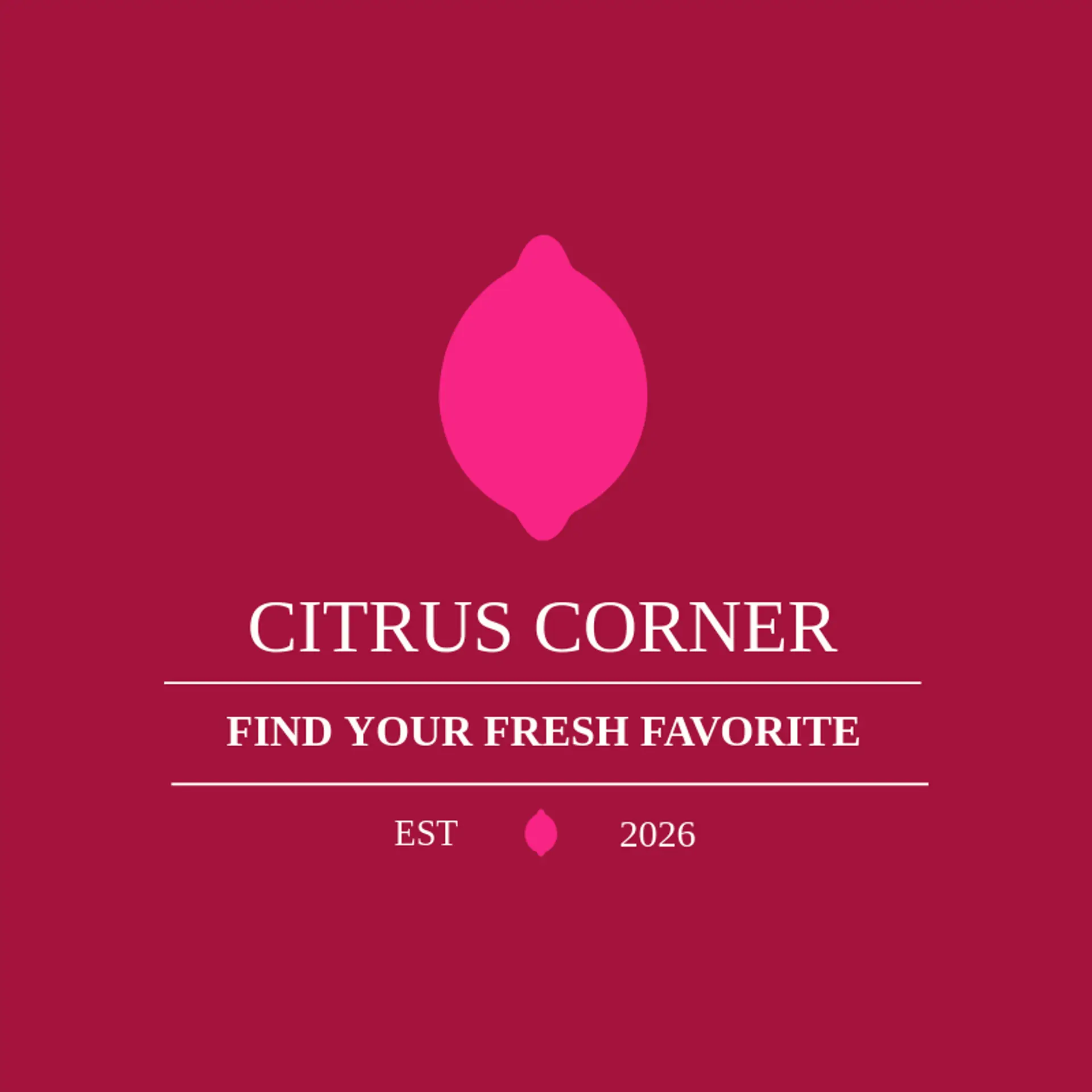 Citrus Corner logo for lemon