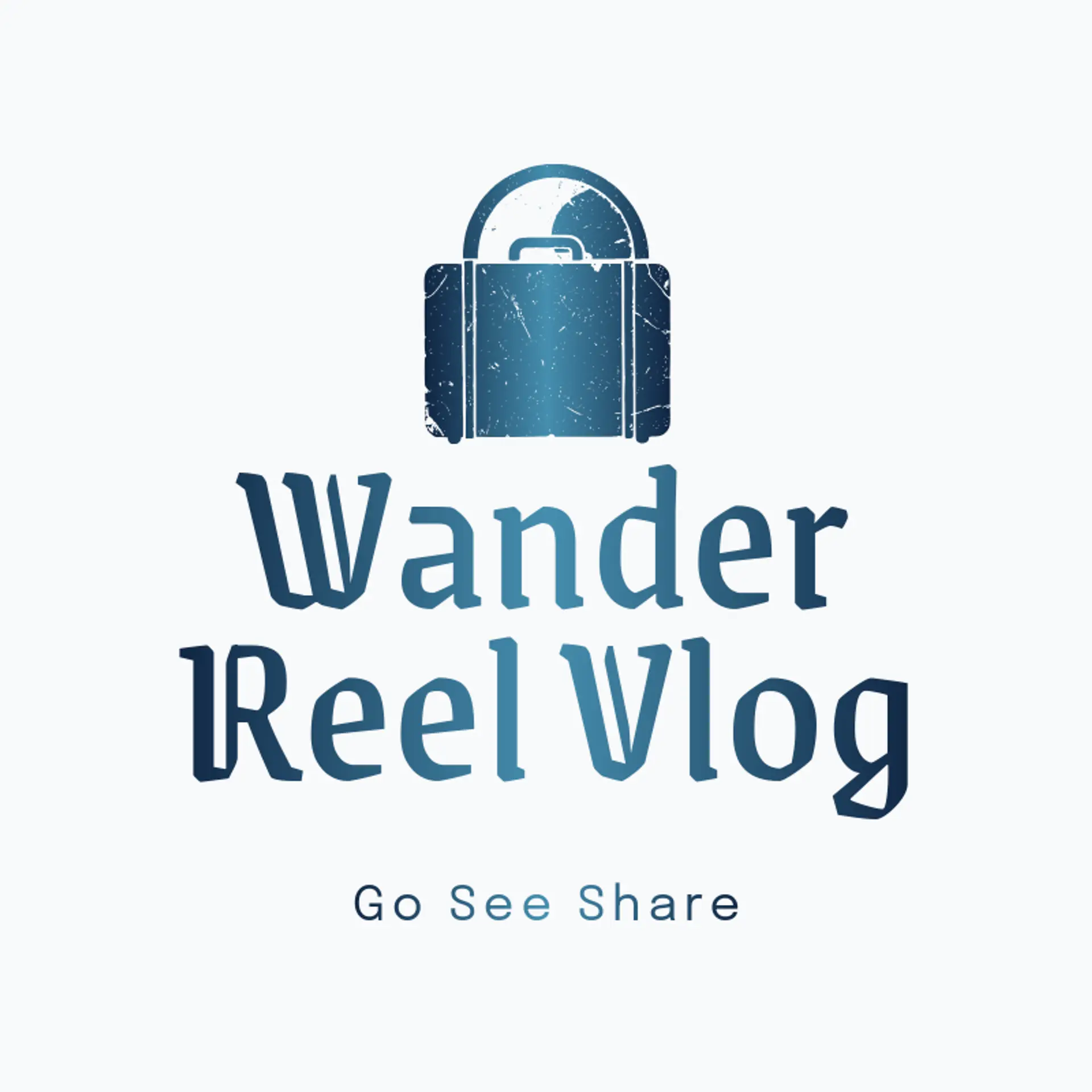 Wander Reel Vlog logo for vlog