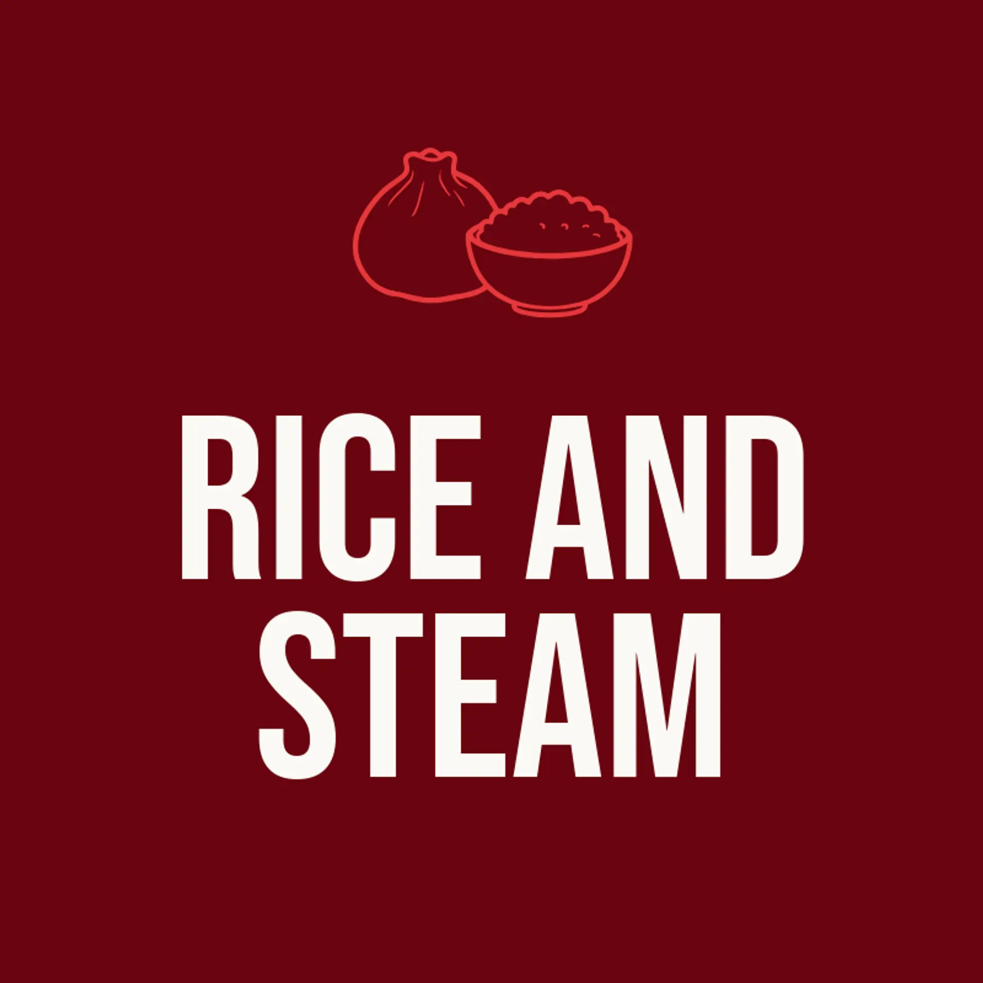 Rice And Steam logo for siomai