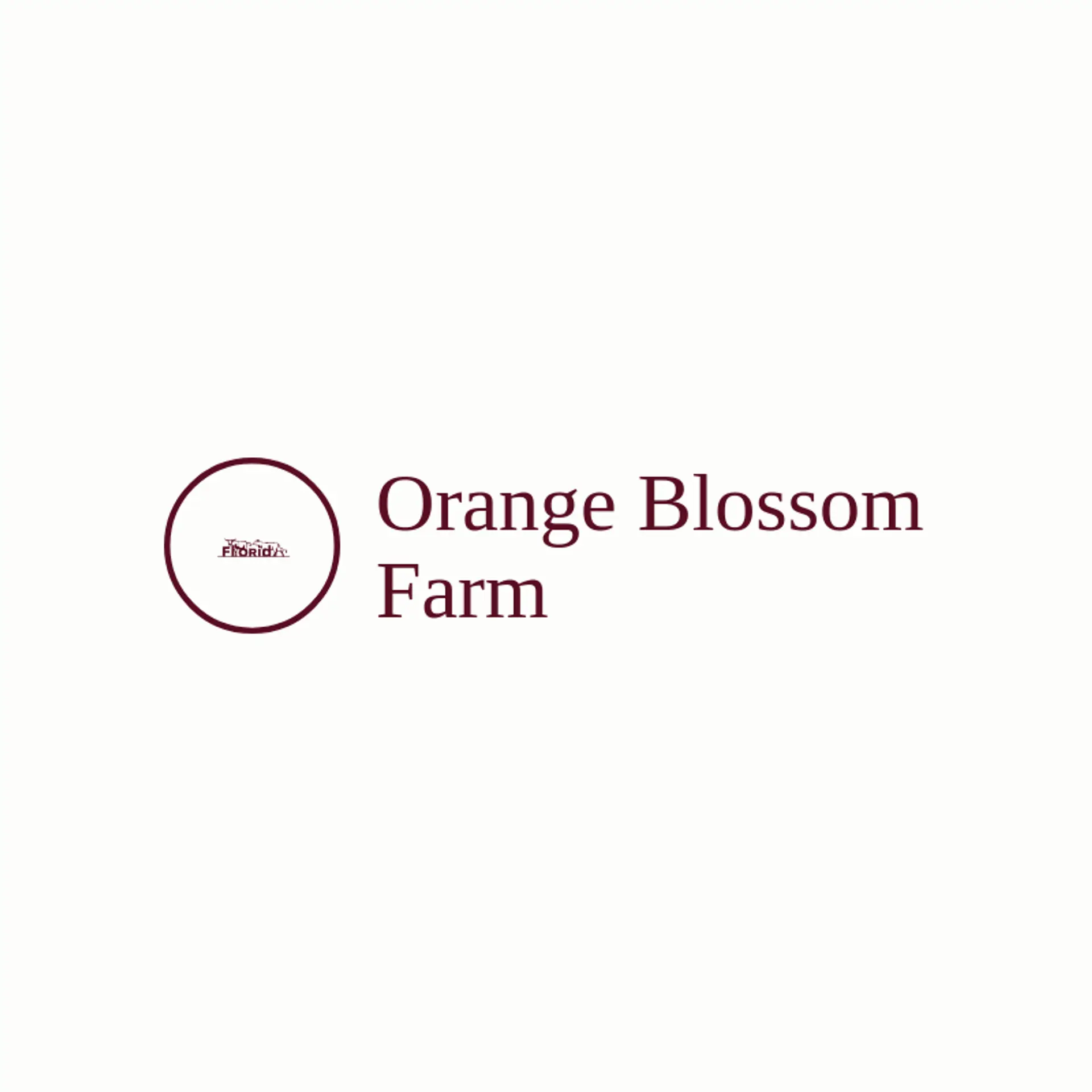 Orange Blossom Farm logo for florida