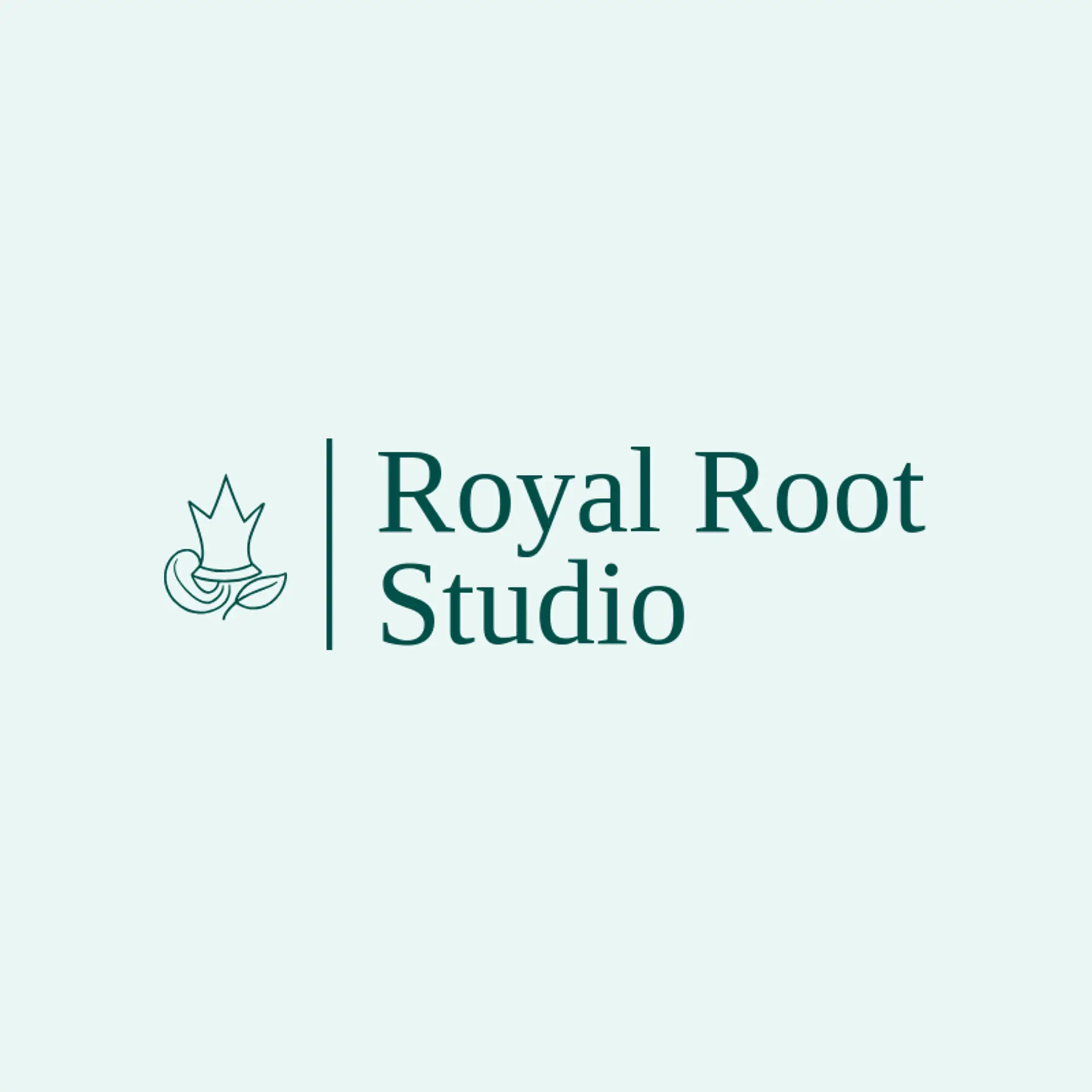 Royal Root Studio logo for hair