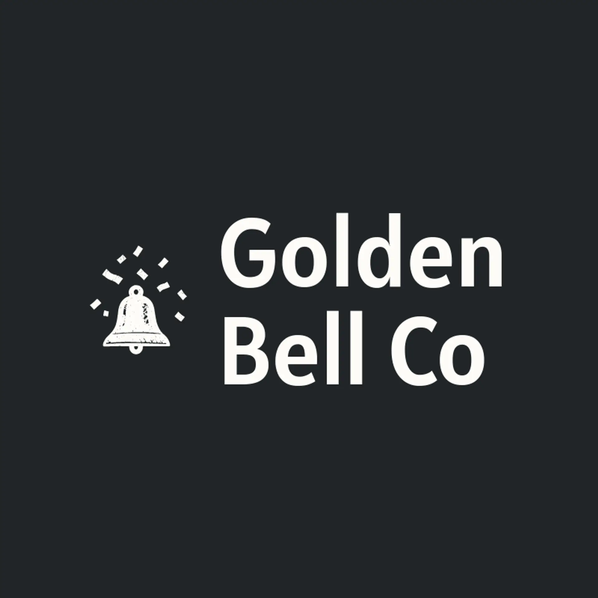 Golden Bell Co logo for anniversary
