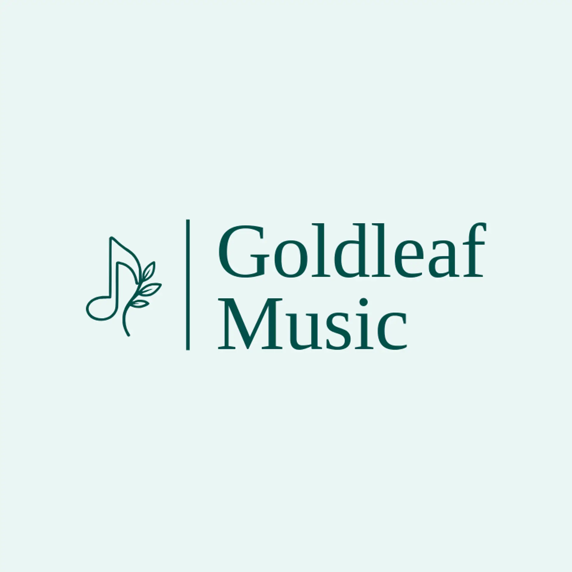 Goldleaf Music logo for concert