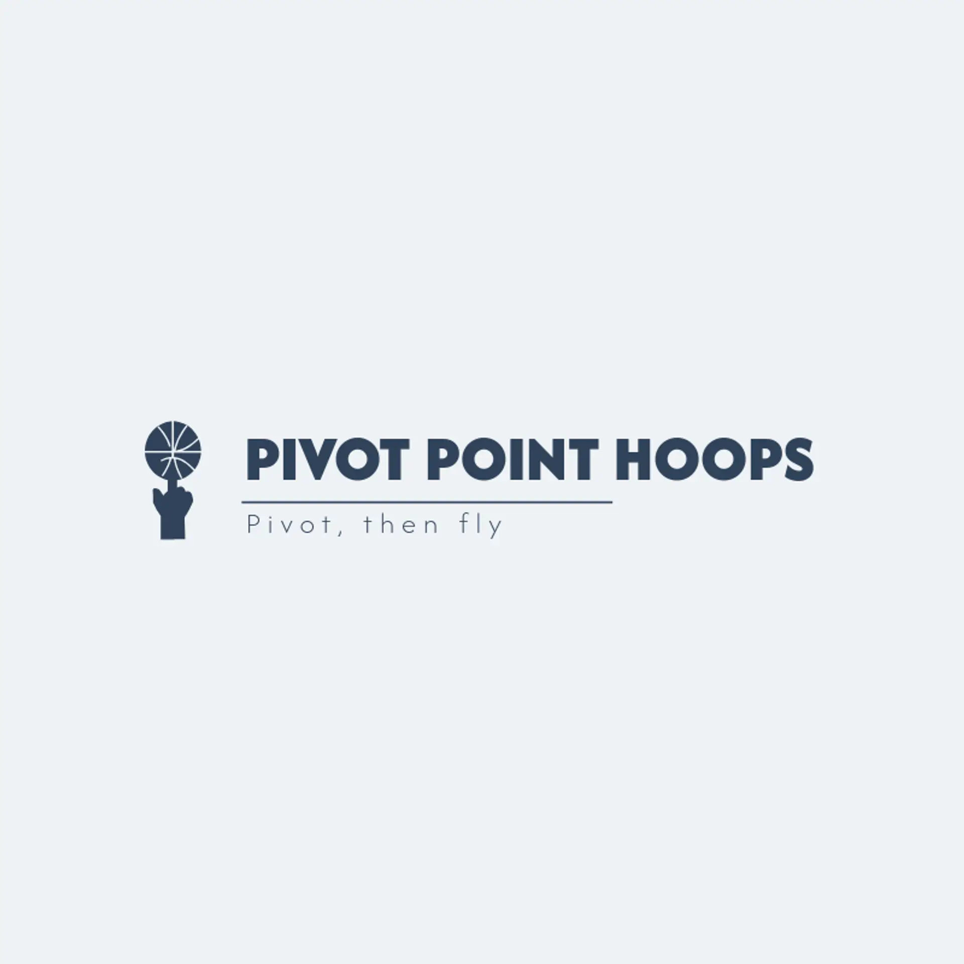 Pivot Point Hoops logo for basketball