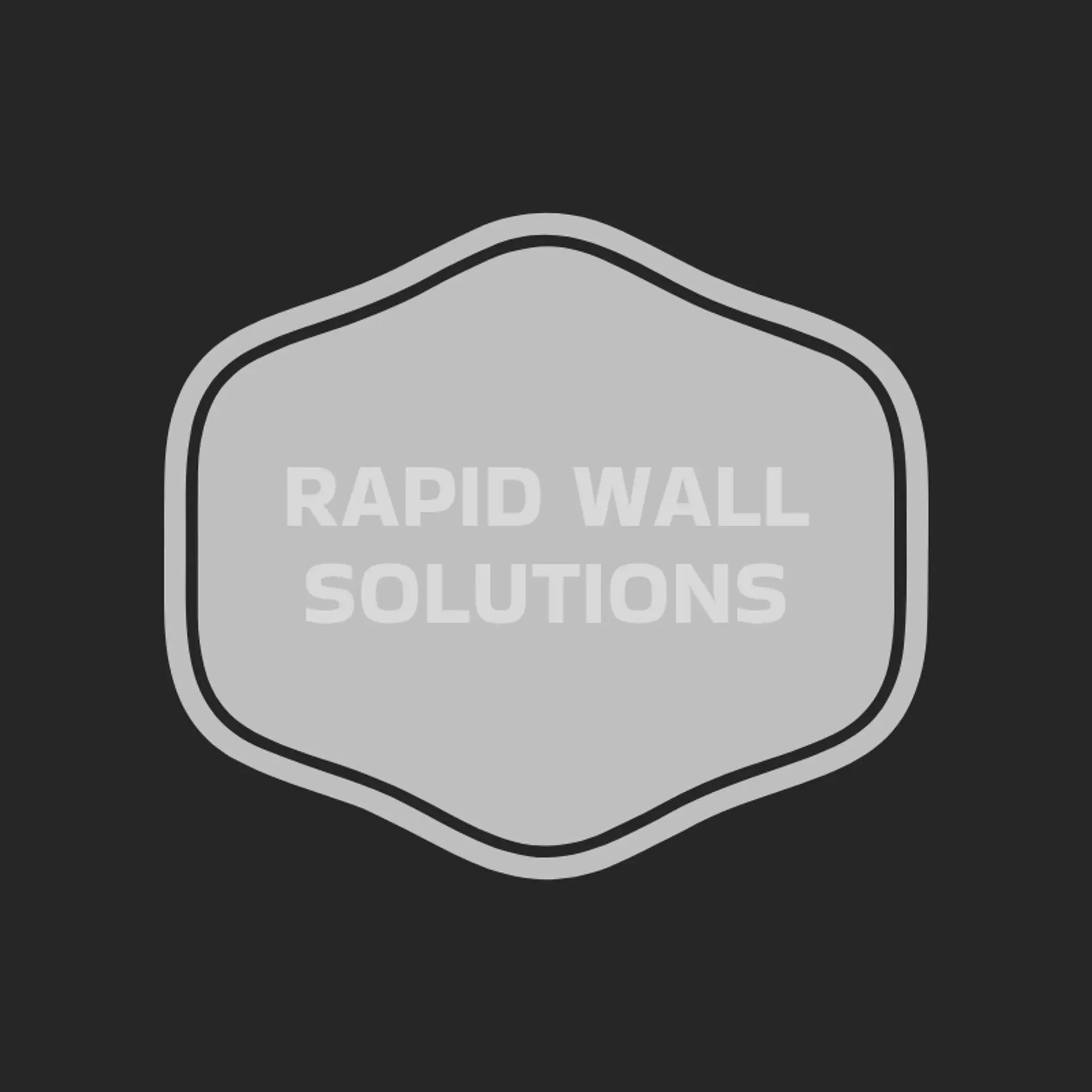 Rapid Wall Solutions logo for construction dry wall