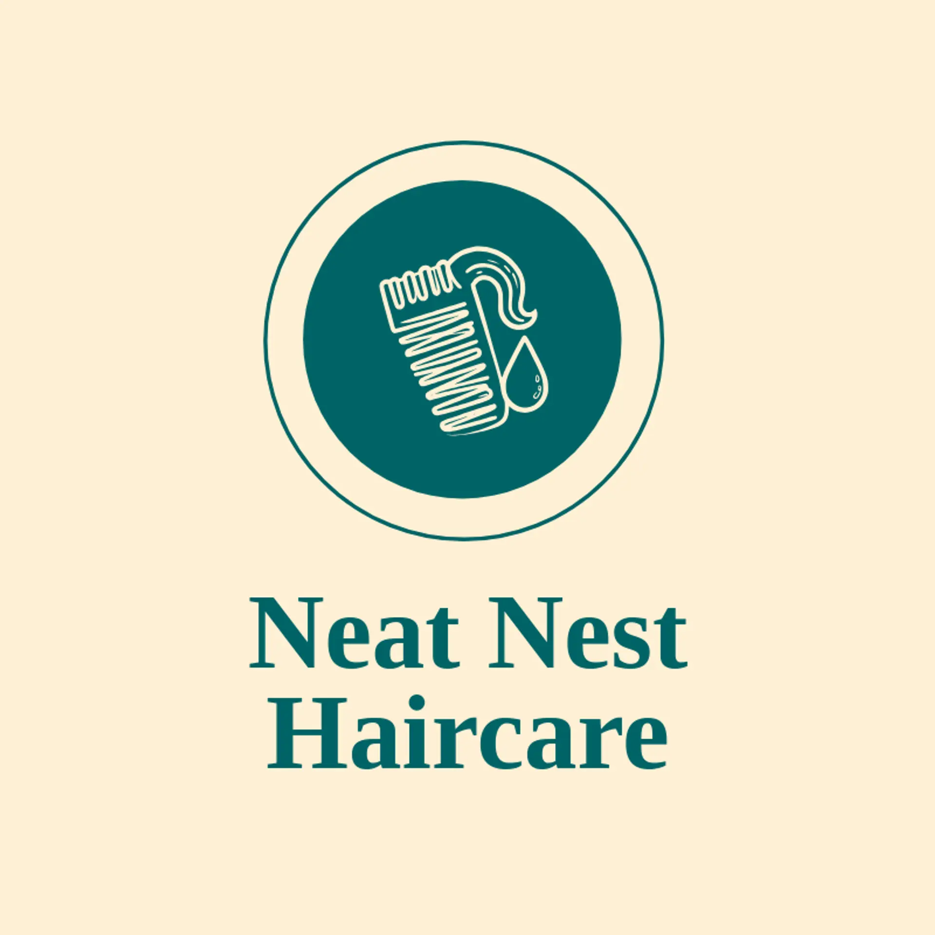 Neat Nest Haircare logo for hair