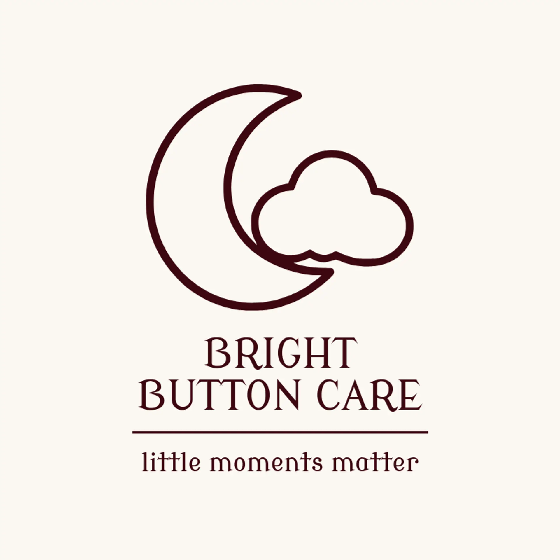 Bright Button Care logo for daycare