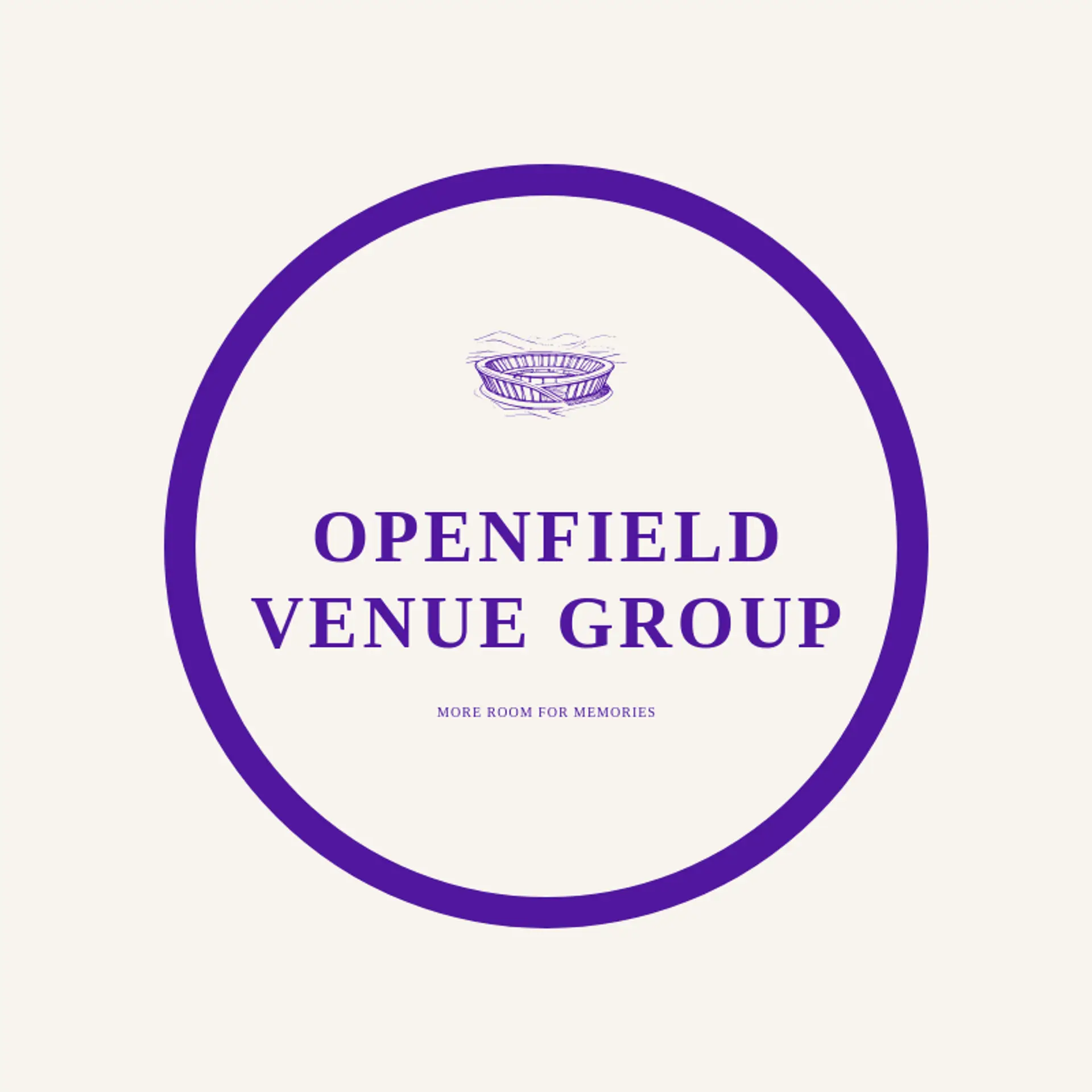 Openfield Venue Group logo for stadium