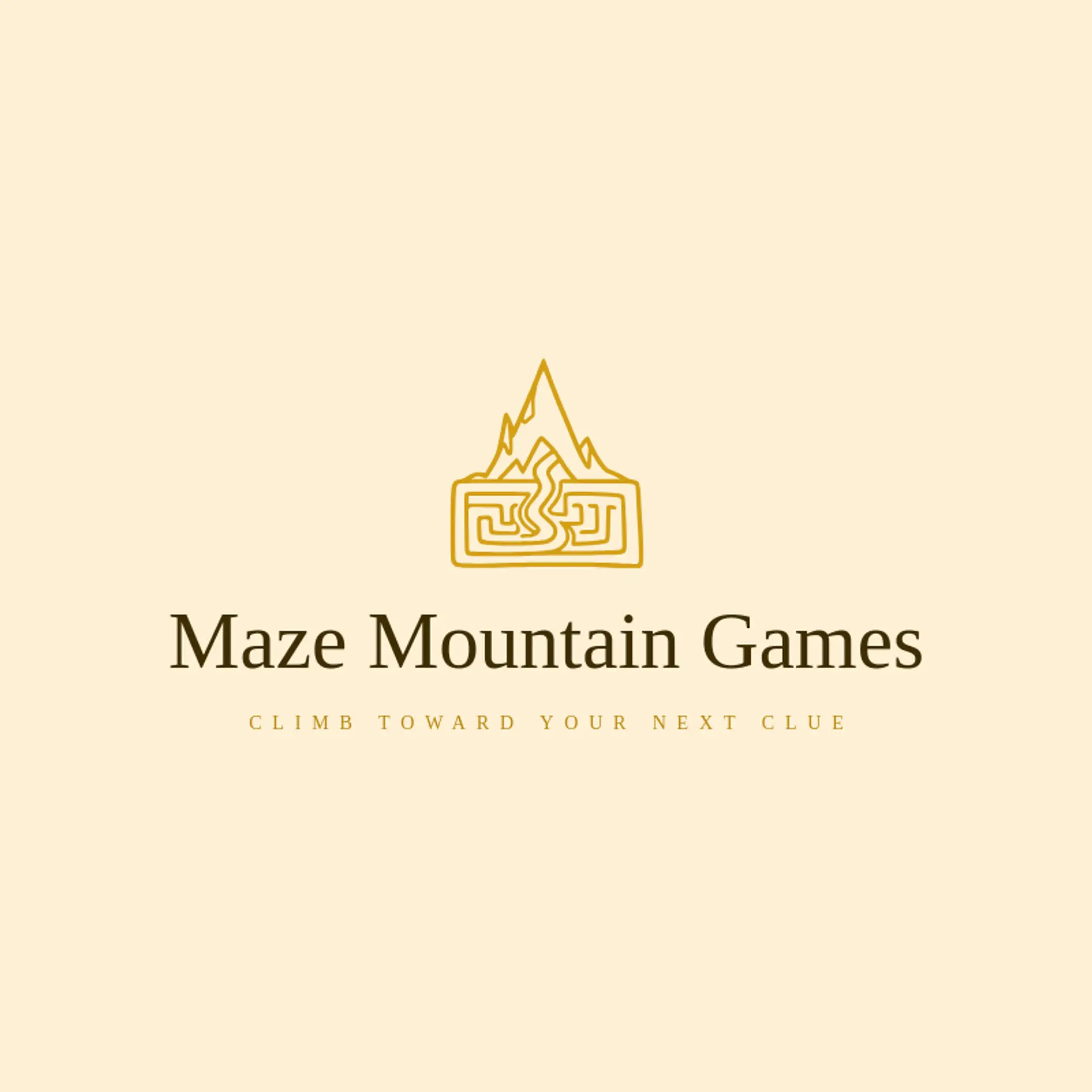 Maze Mountain Games logo for maze