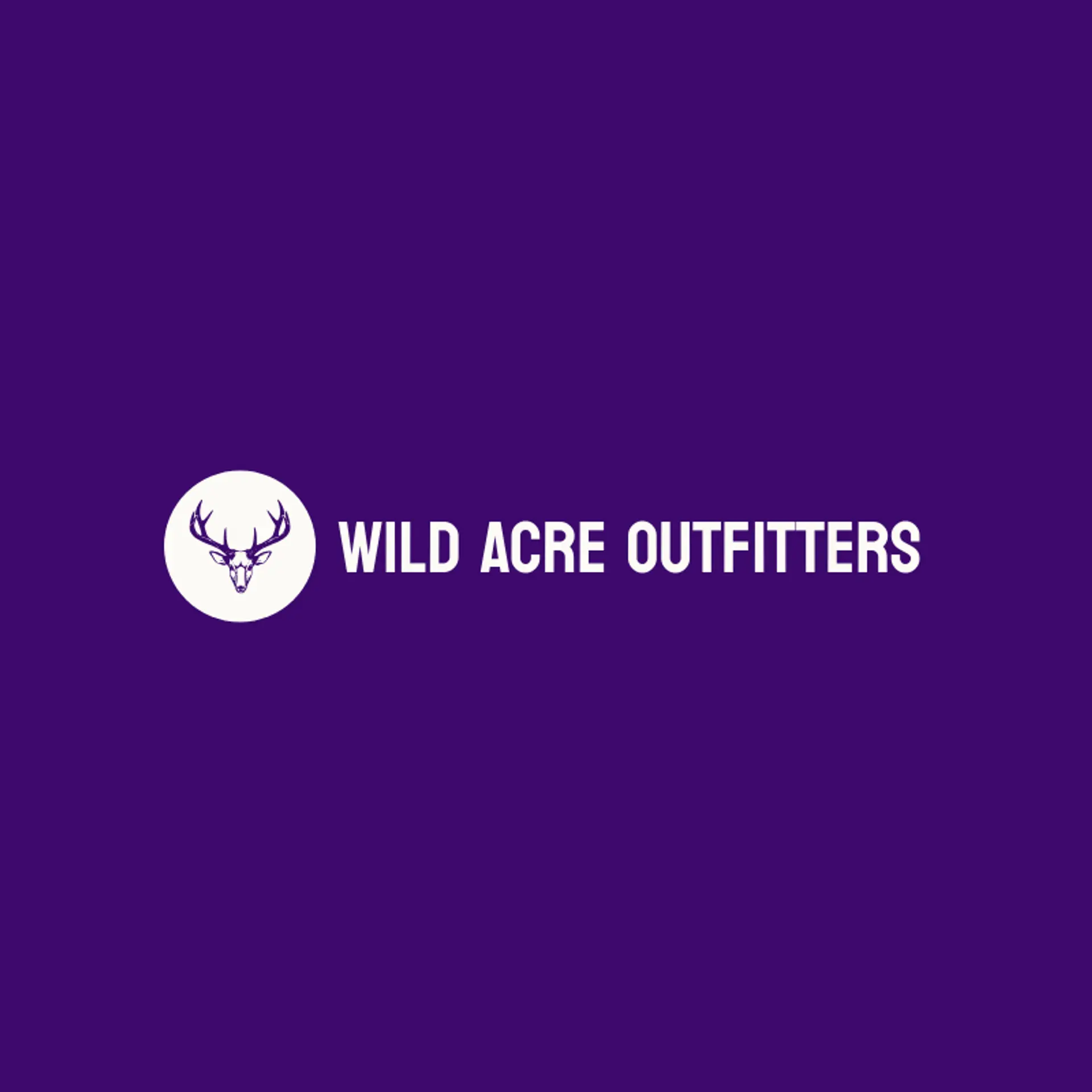 Wild Acre Outfitters logo for buck