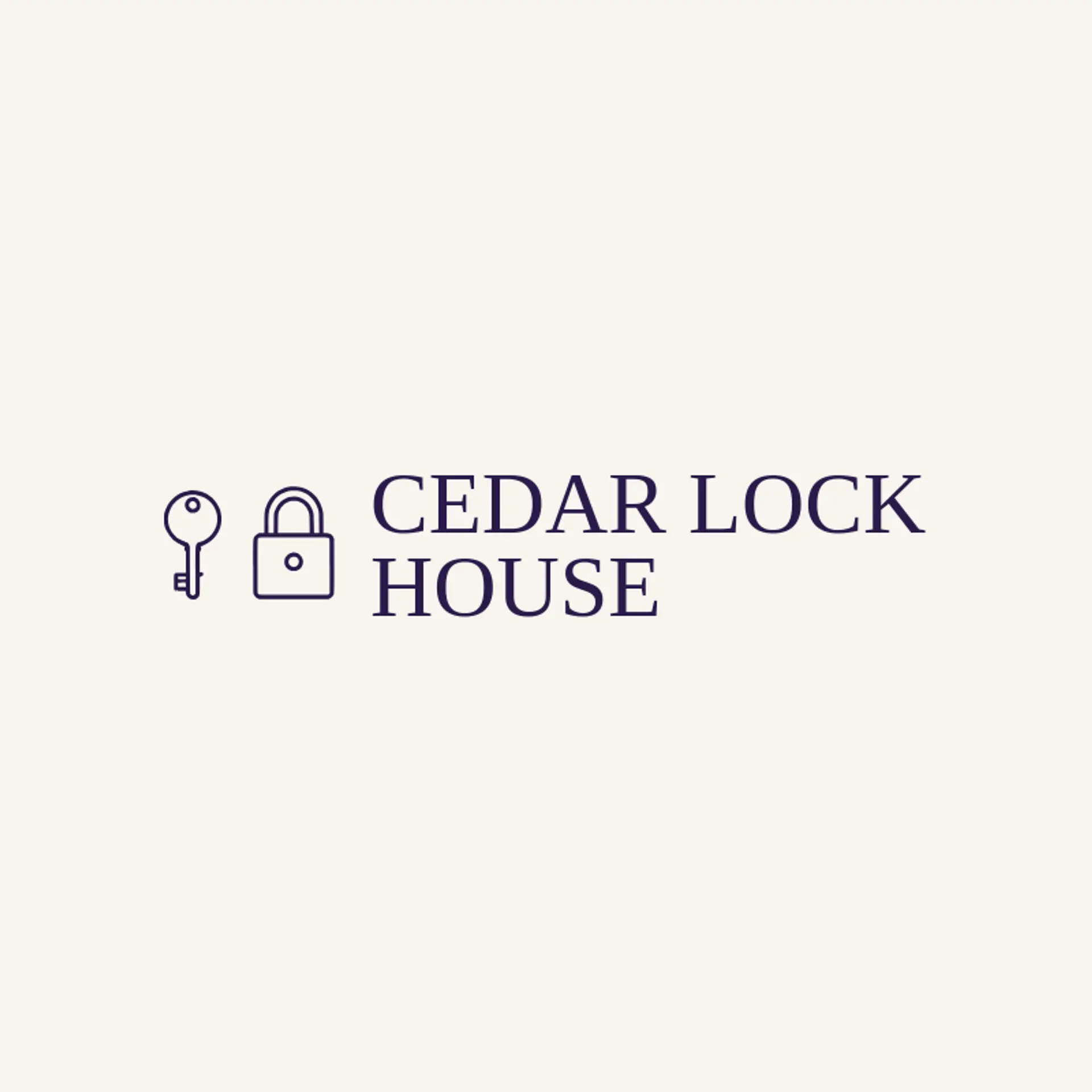 Cedar Lock House logo for lock