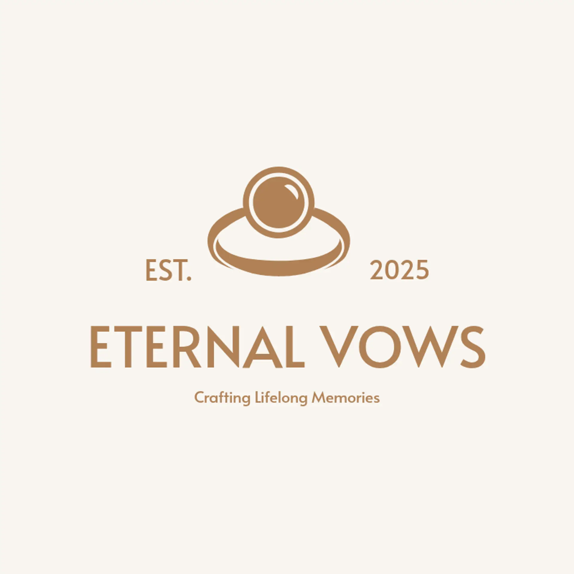 Eternal Vows logo for wedding business