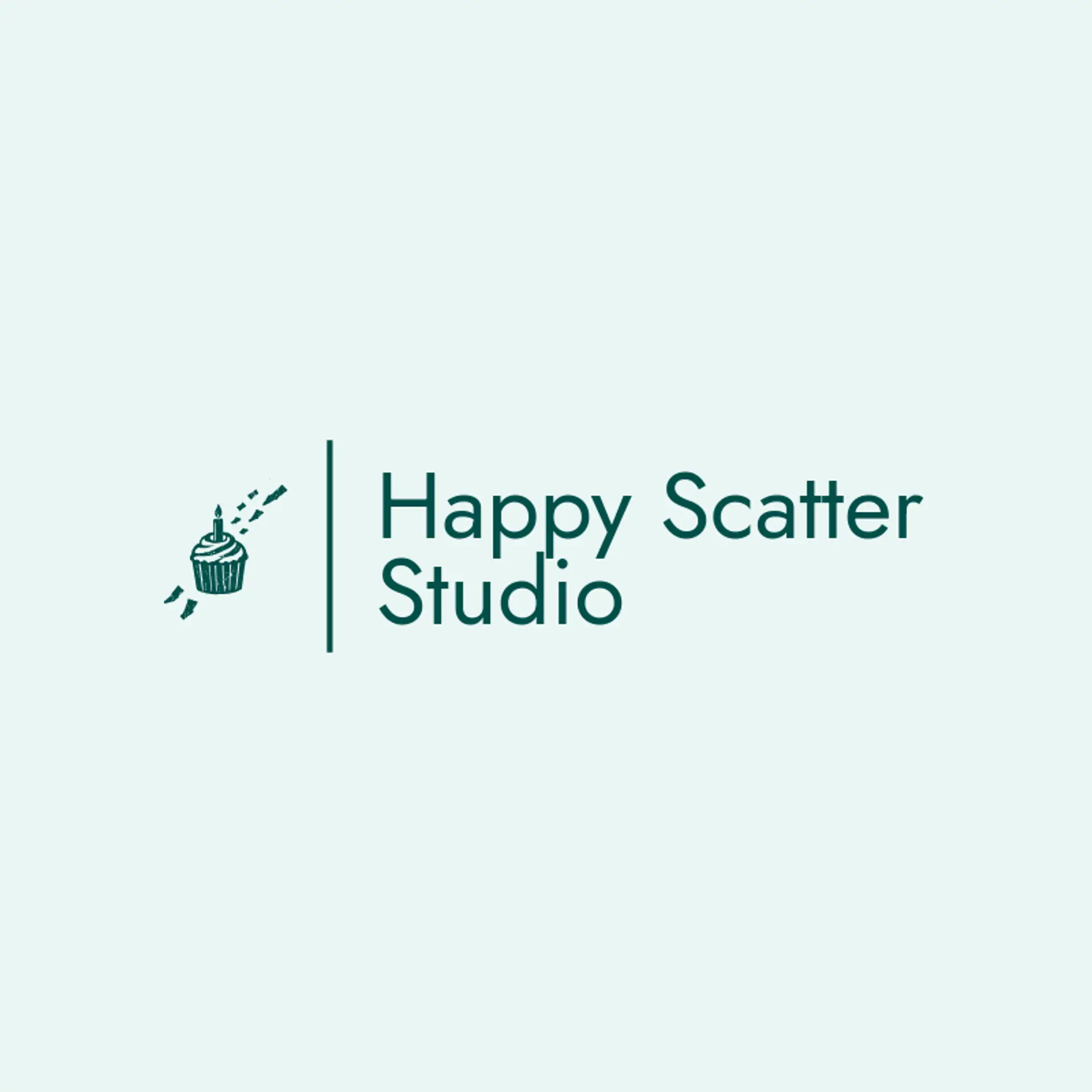 Happy Scatter Studio logo for birthday