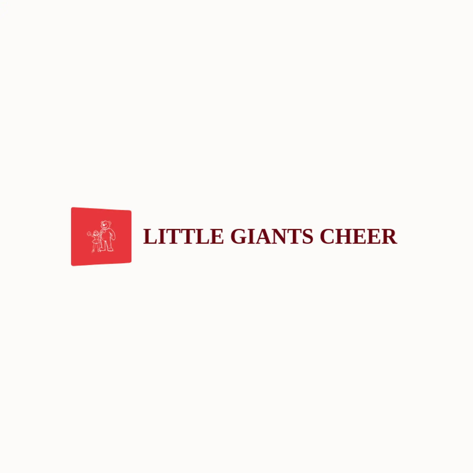 Little Giants Cheer logo for cheerleader