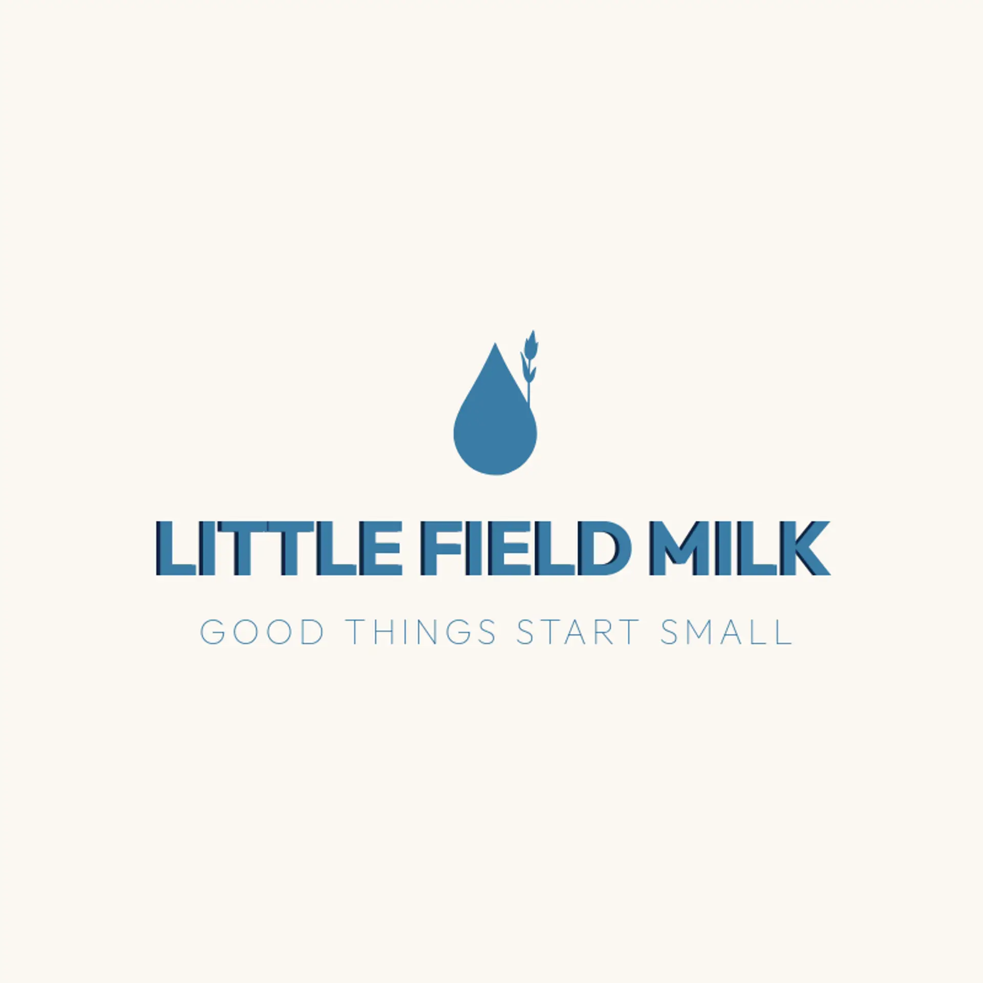 Little Field Milk logo for milk