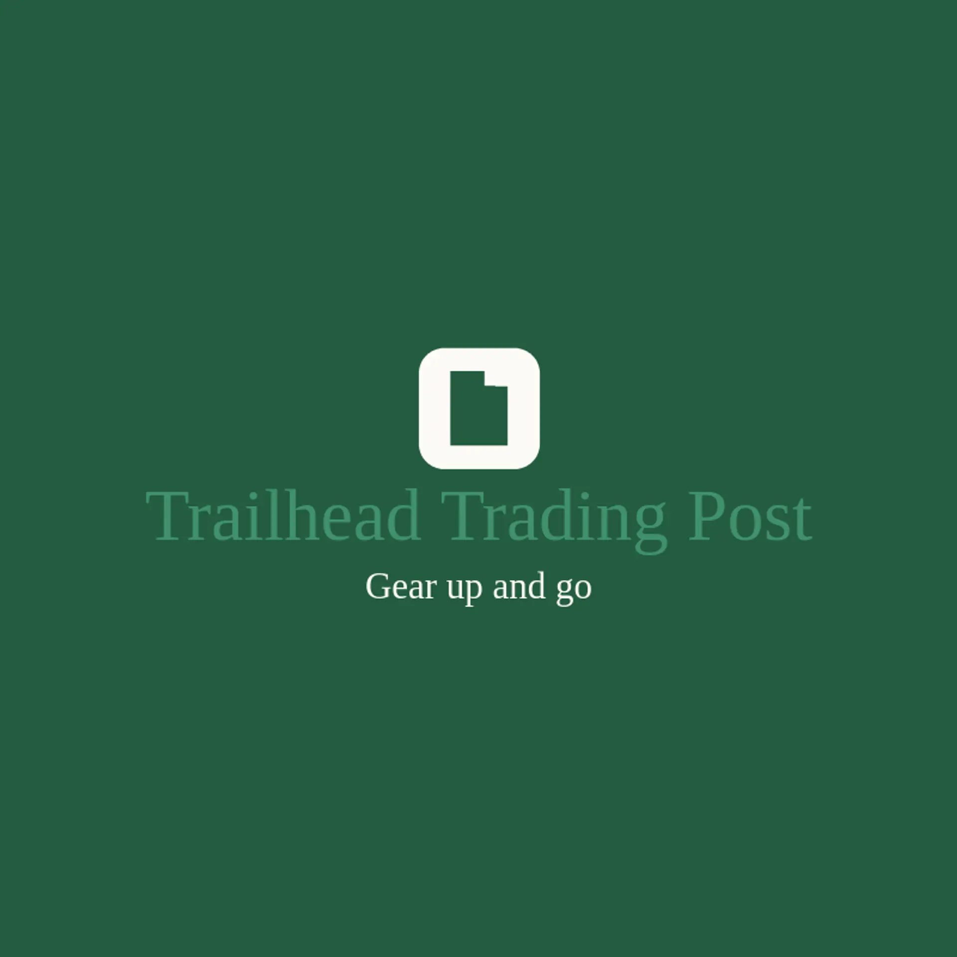 Trailhead Trading Post logo for utah