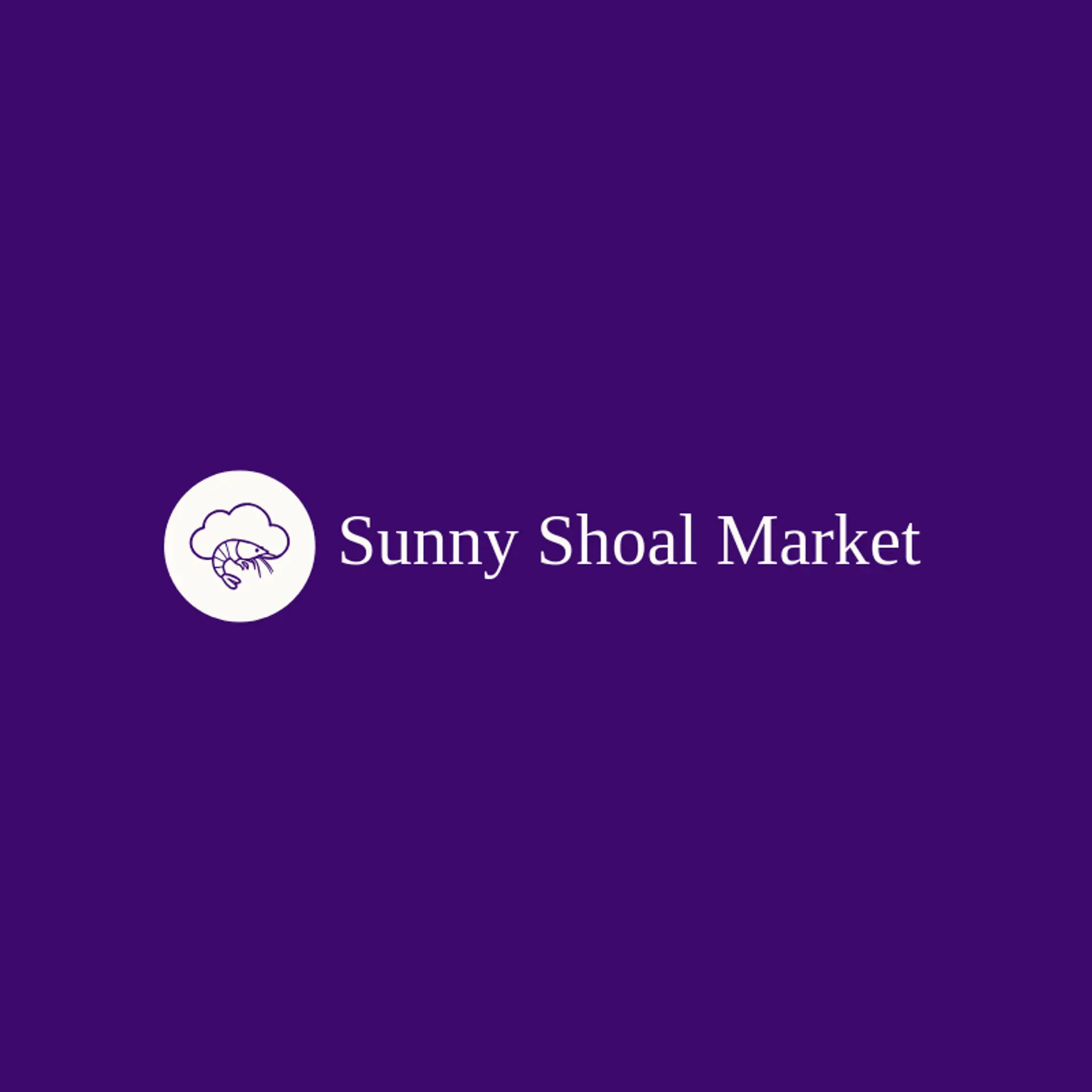 Sunny Shoal Market logo for shrimp