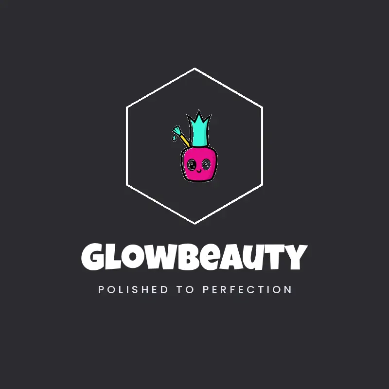 Nail polish bottle salon logo