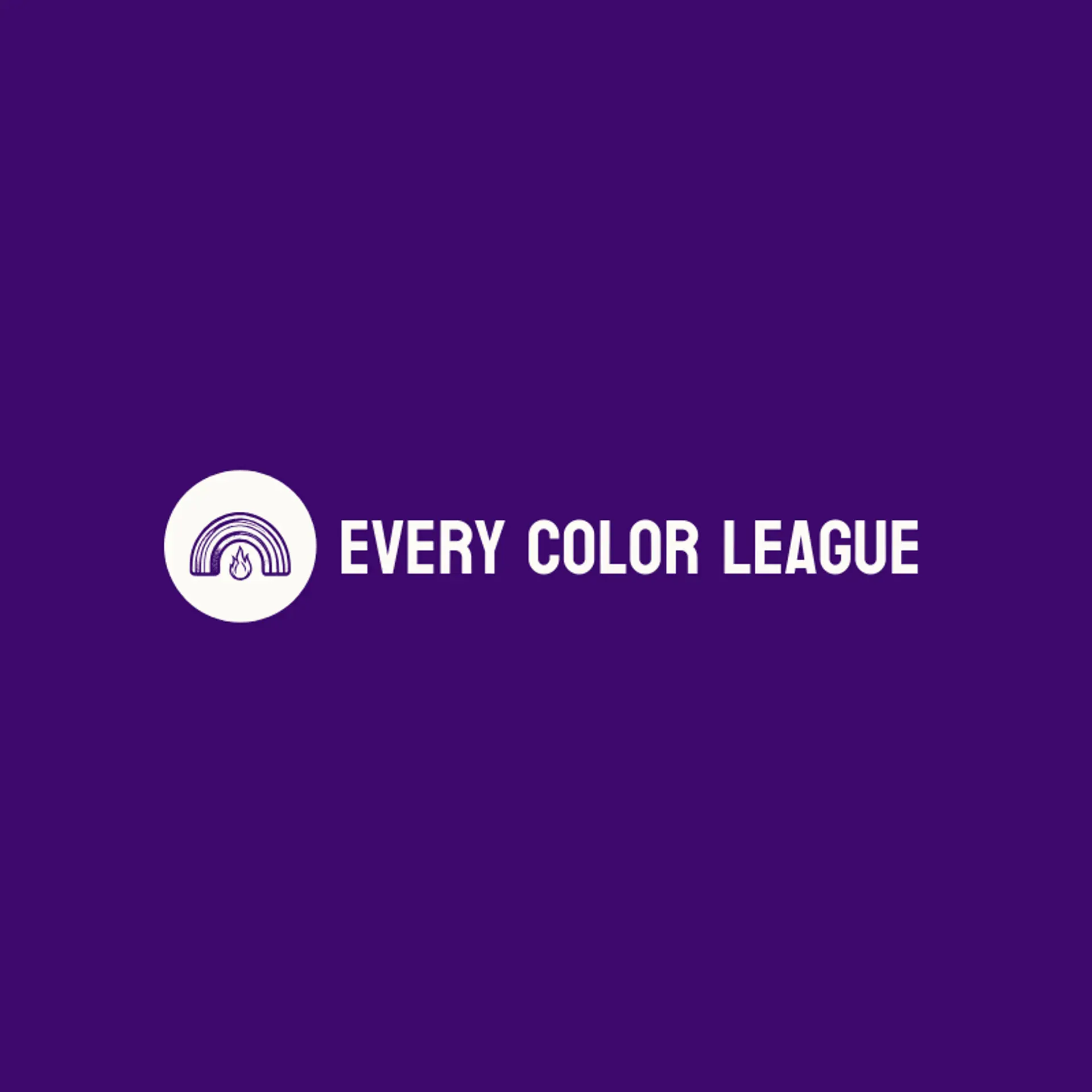 Every Color League logo for pride
