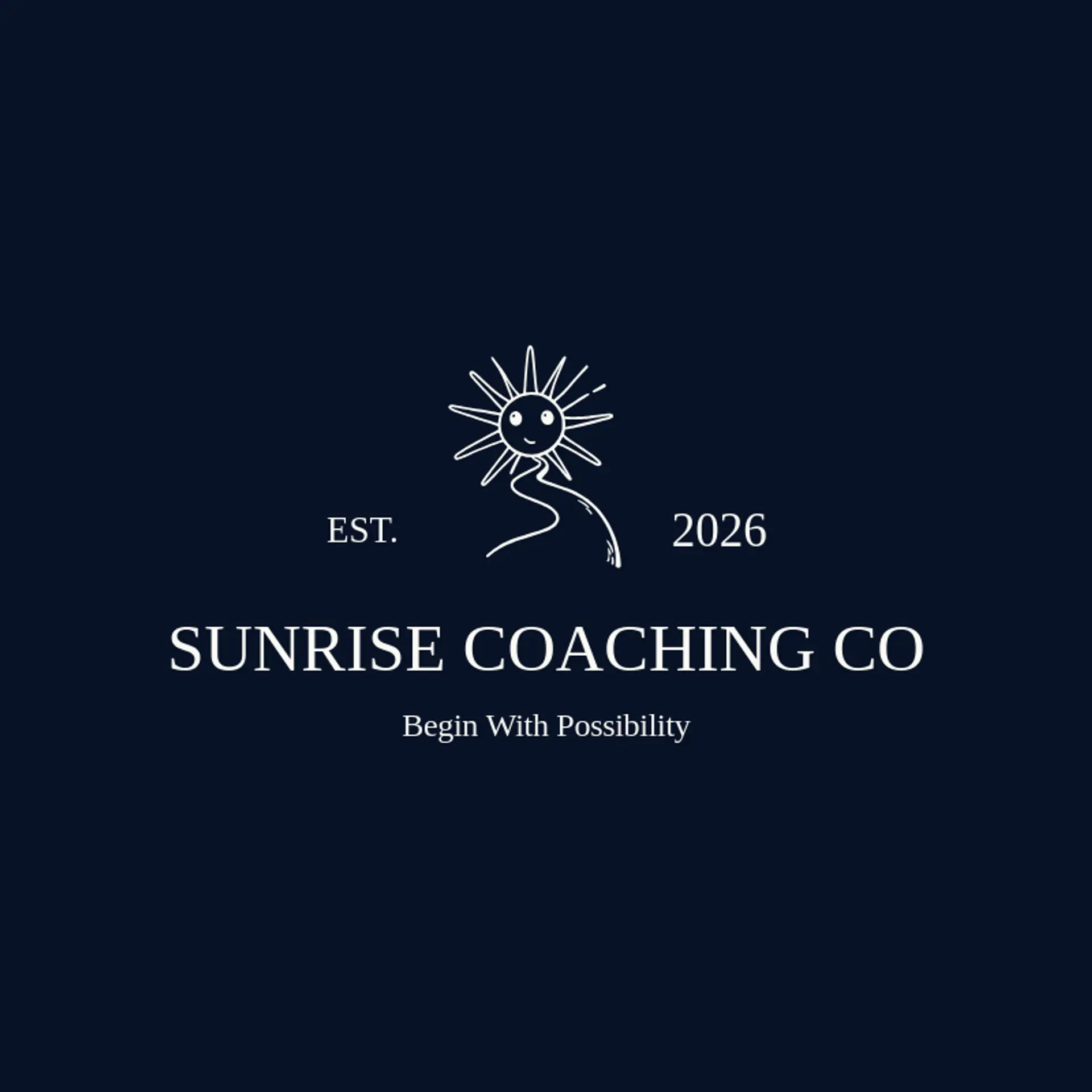 Sunrise Coaching Co logo for coaching