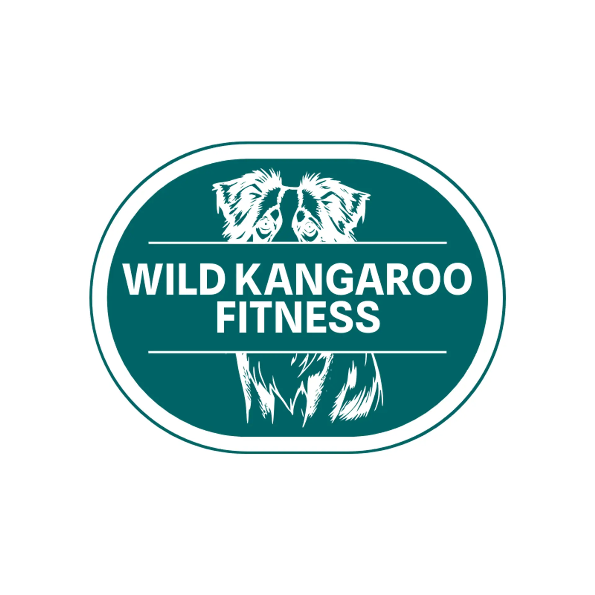 Wild Kangaroo Fitness logo for aussie