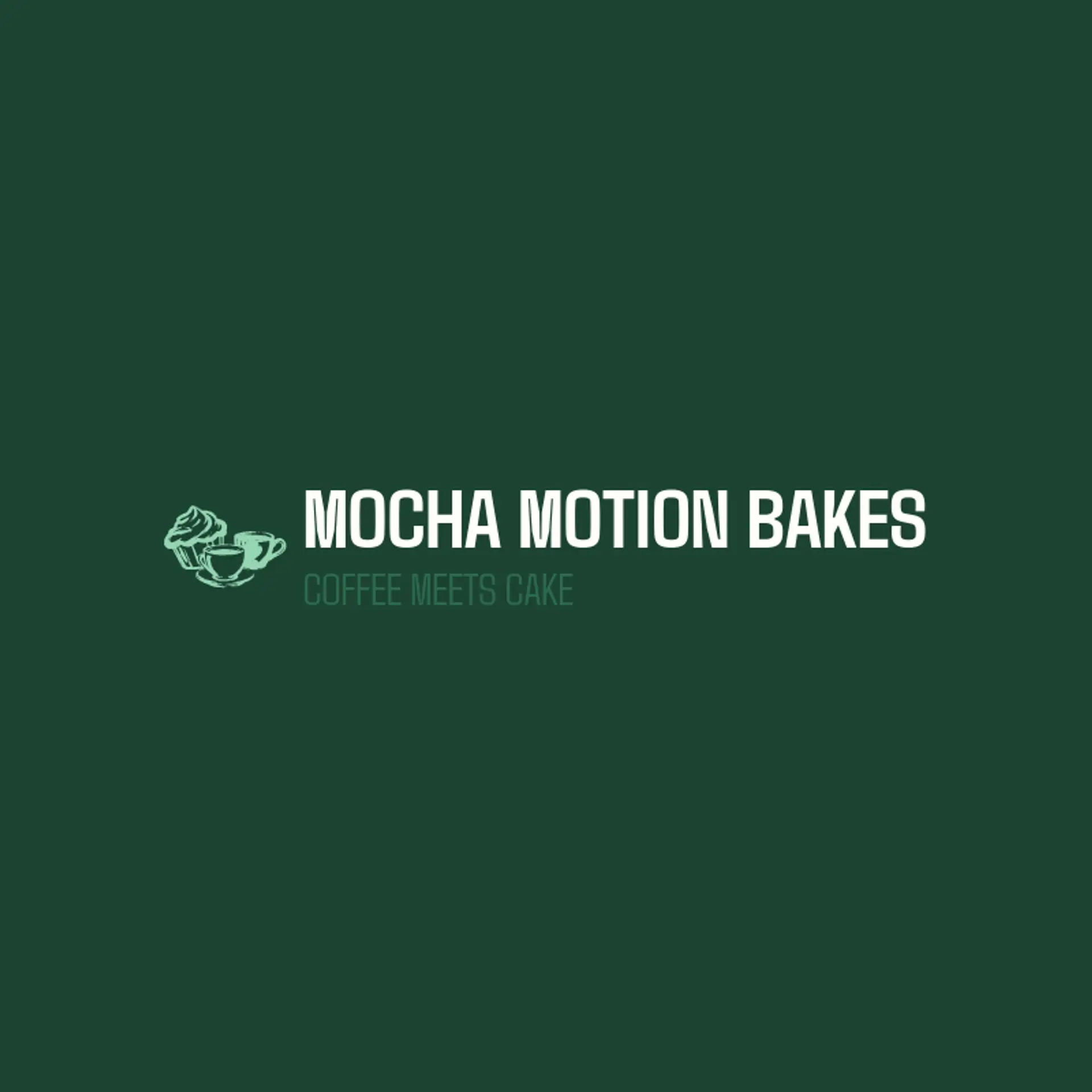 Mocha Motion Bakes logo for cupcake