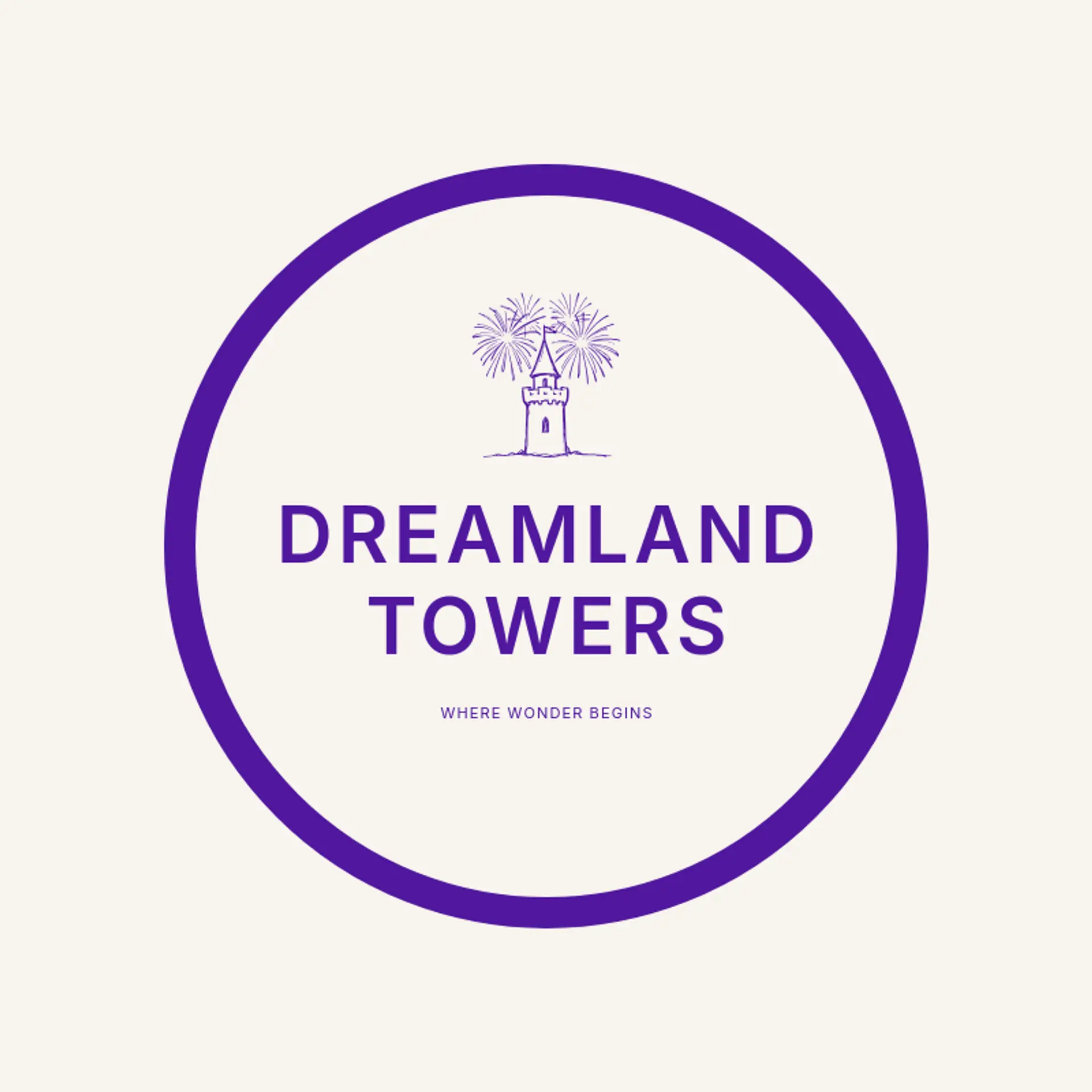 Dreamland Towers logo for amusement park