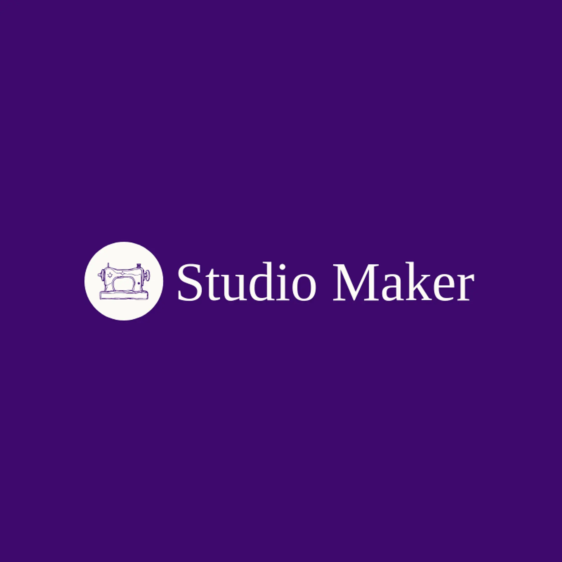 Studio Maker logo for clothes