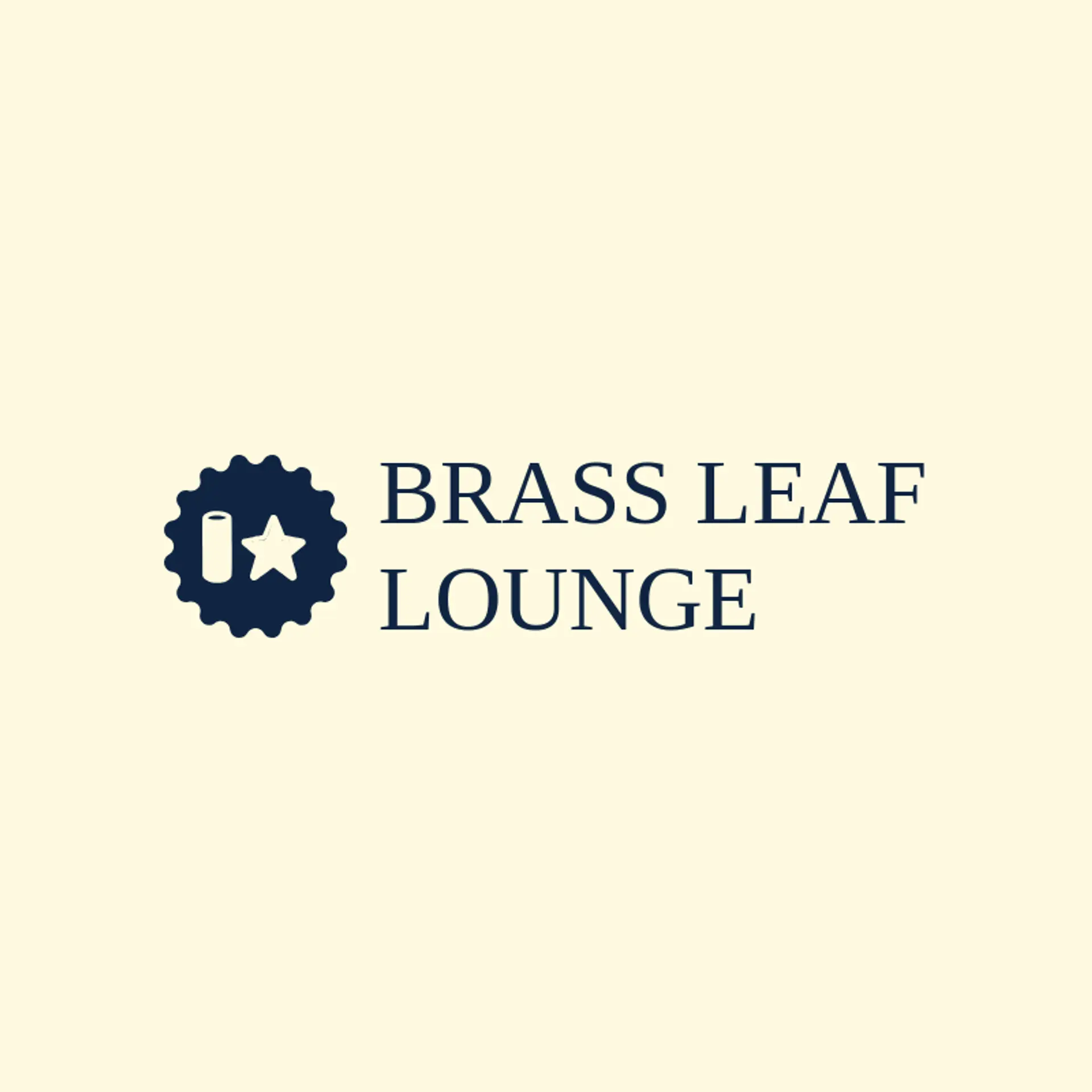Brass Leaf Lounge logo for cigar