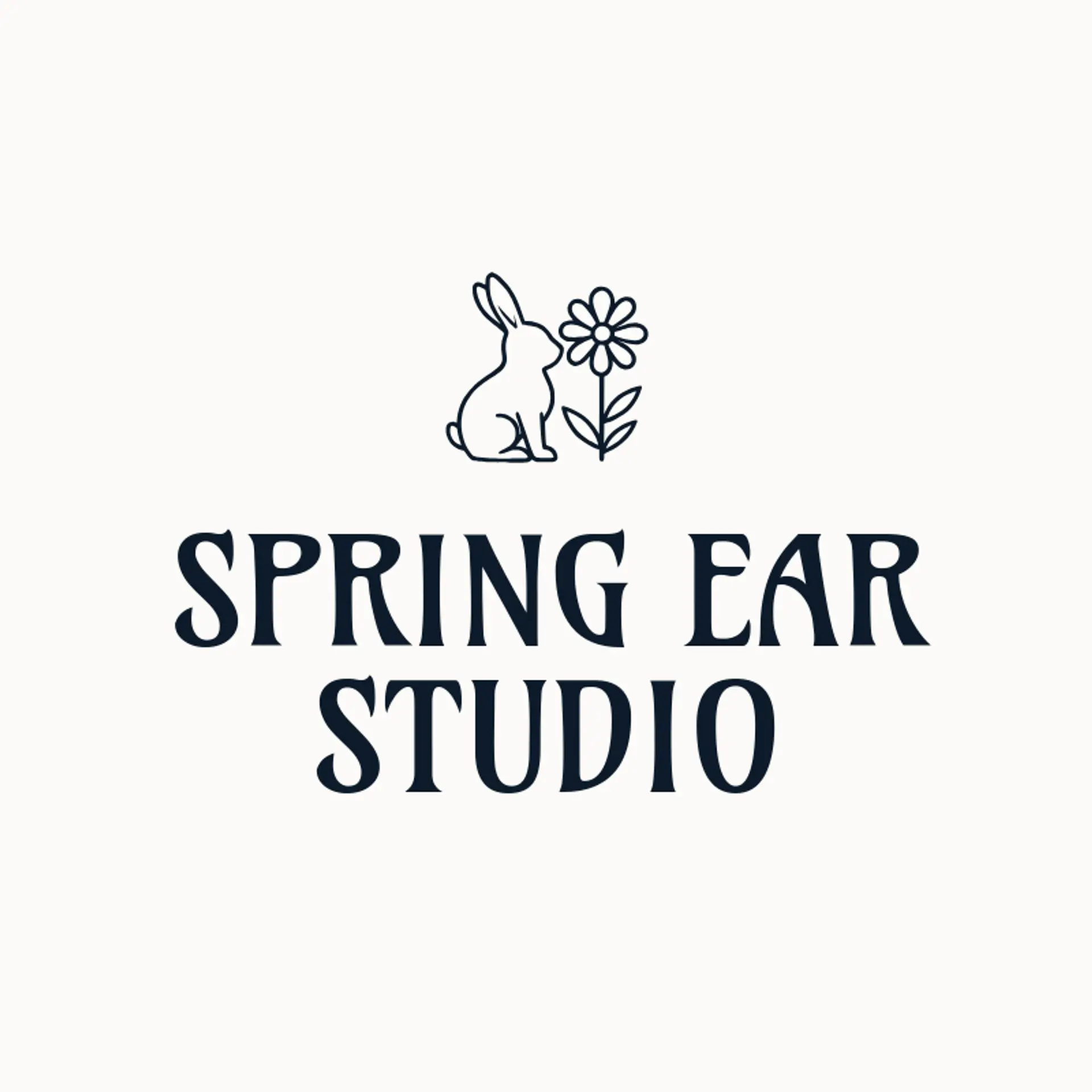 Spring Ear Studio logo for bunny