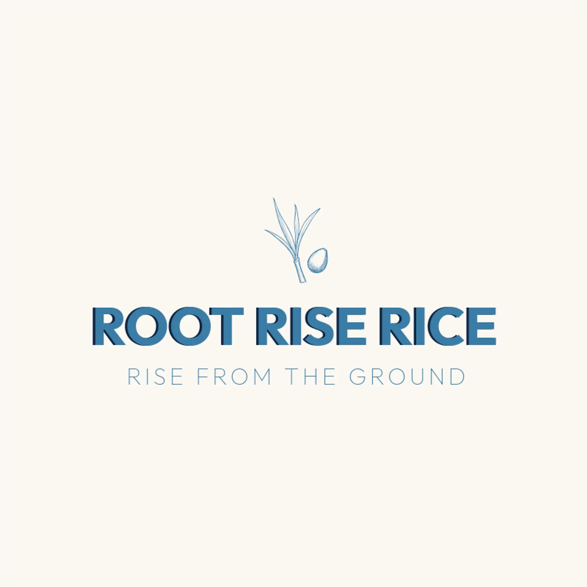 Root Rise Rice logo for rice