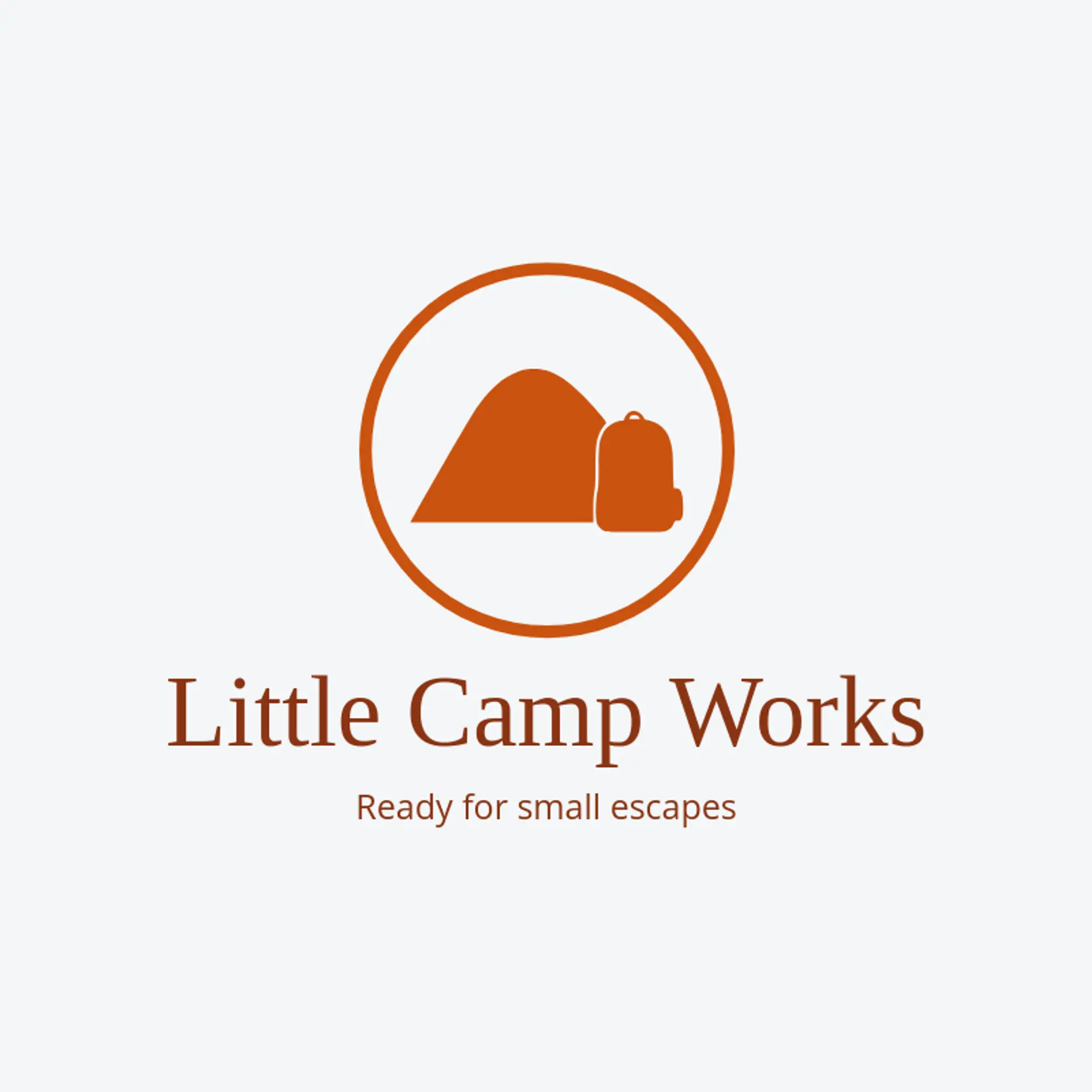 Little Camp Works logo for backpack