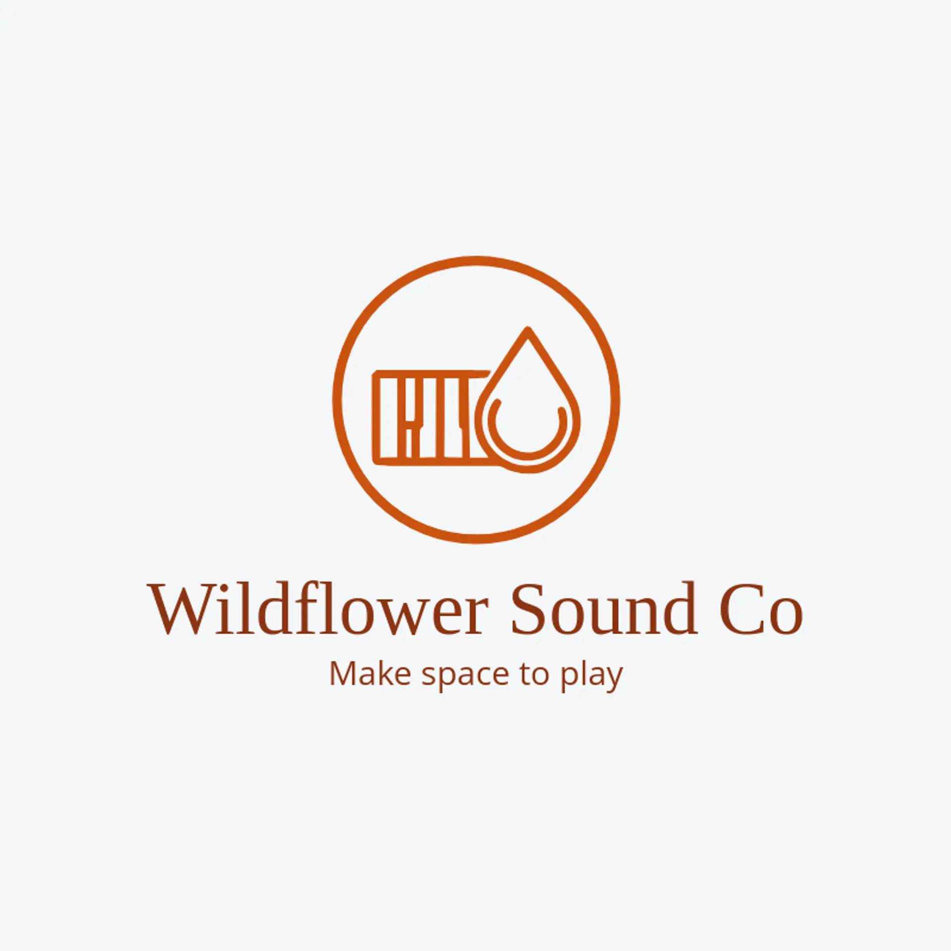 Wildflower Sound Co logo for keyboard