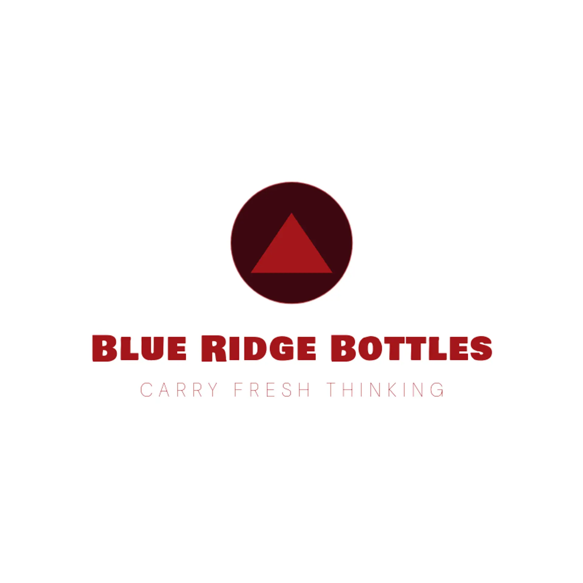 Blue Ridge Bottles logo for water bottle