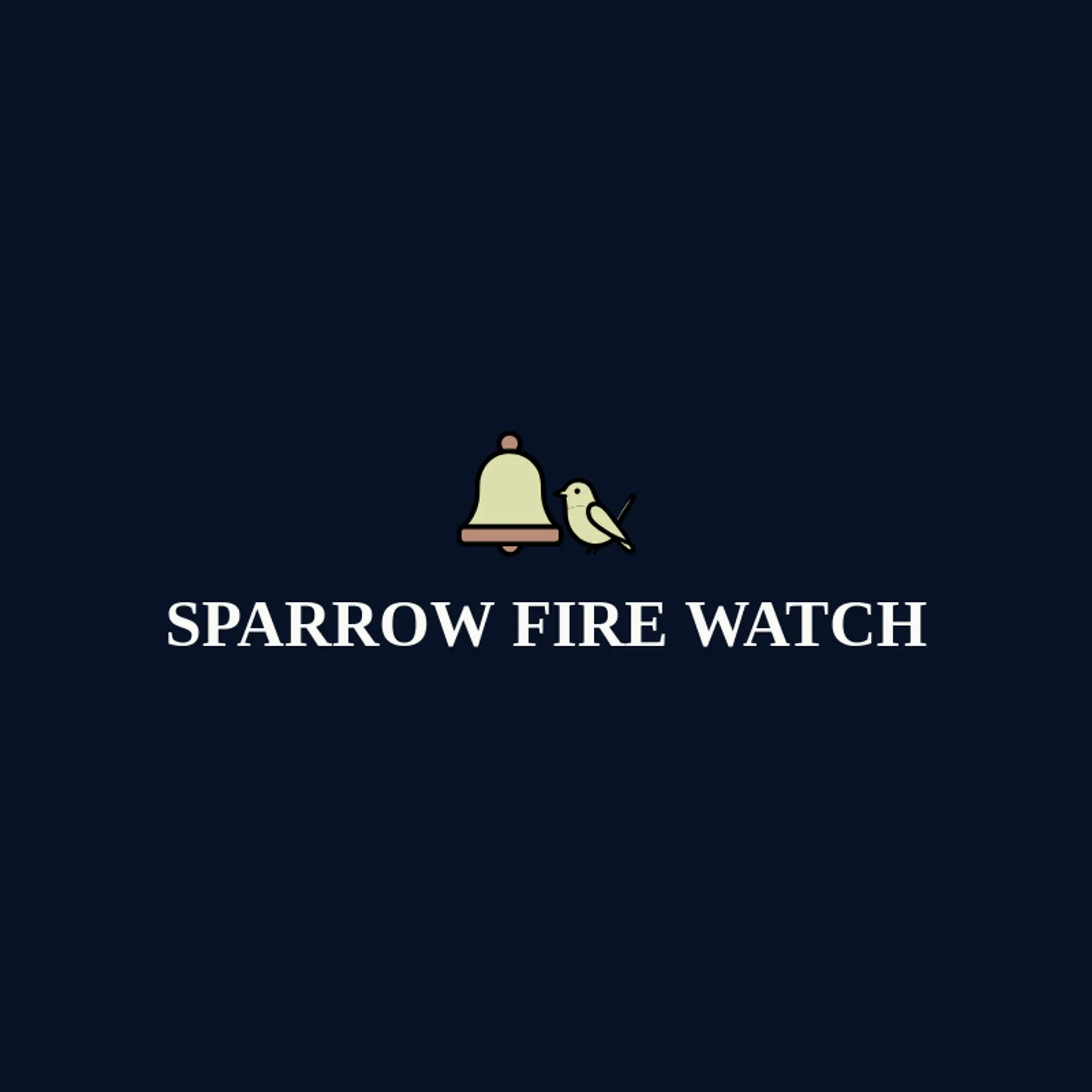 Sparrow Fire Watch logo for fire station