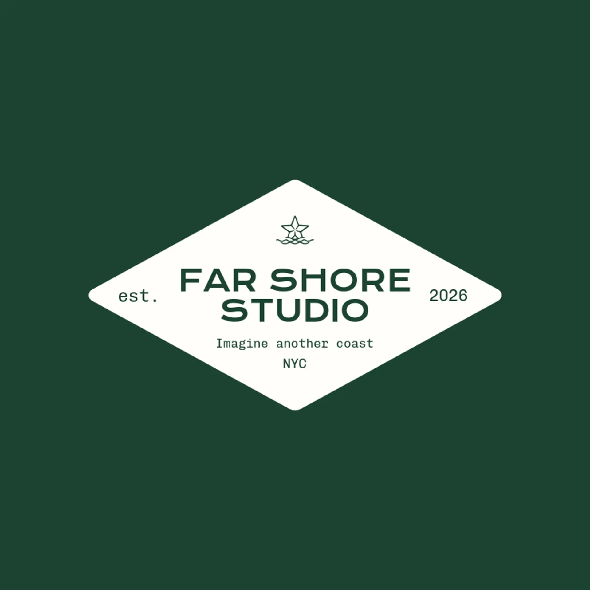 Far Shore Studio logo for waves