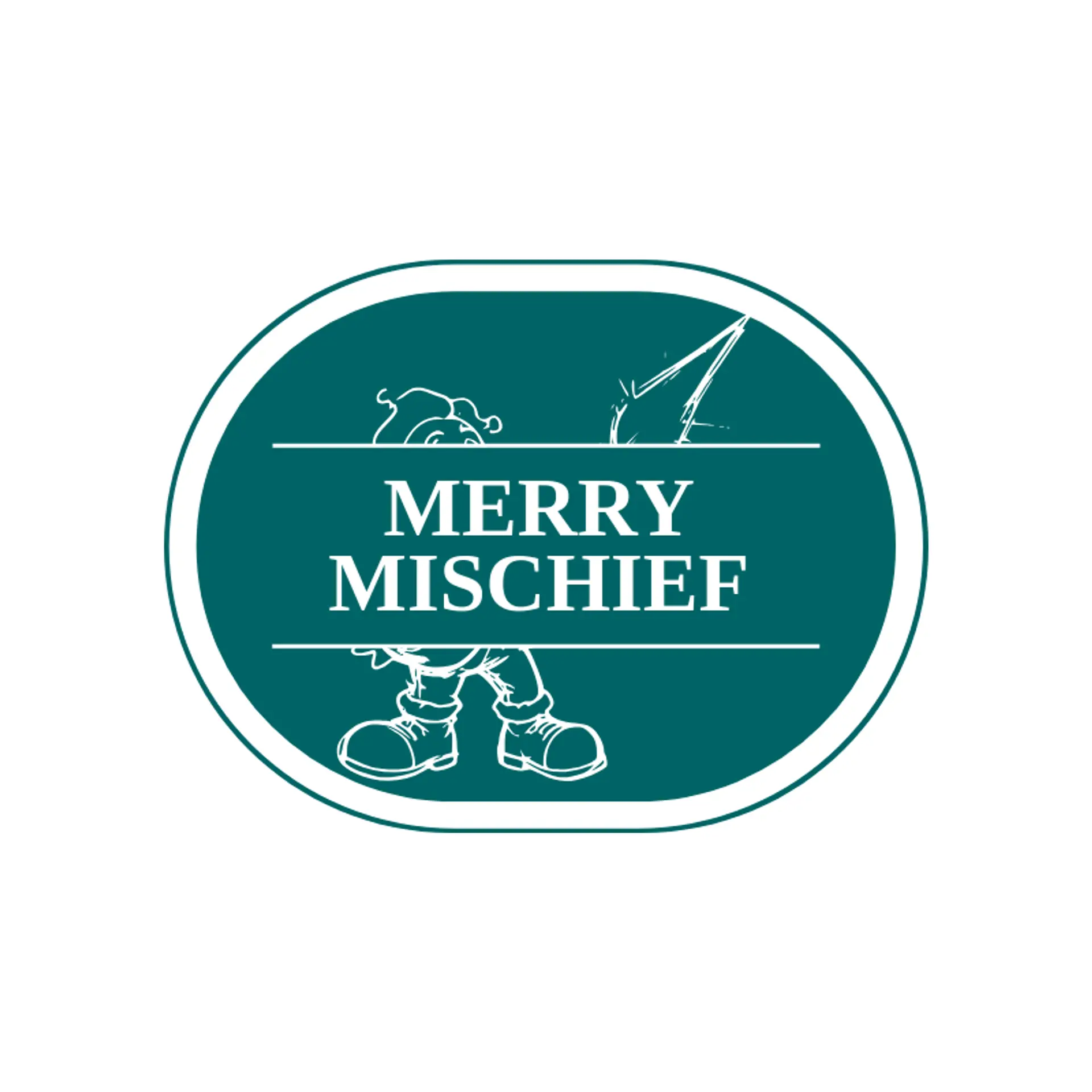 Merry Mischief logo for clown