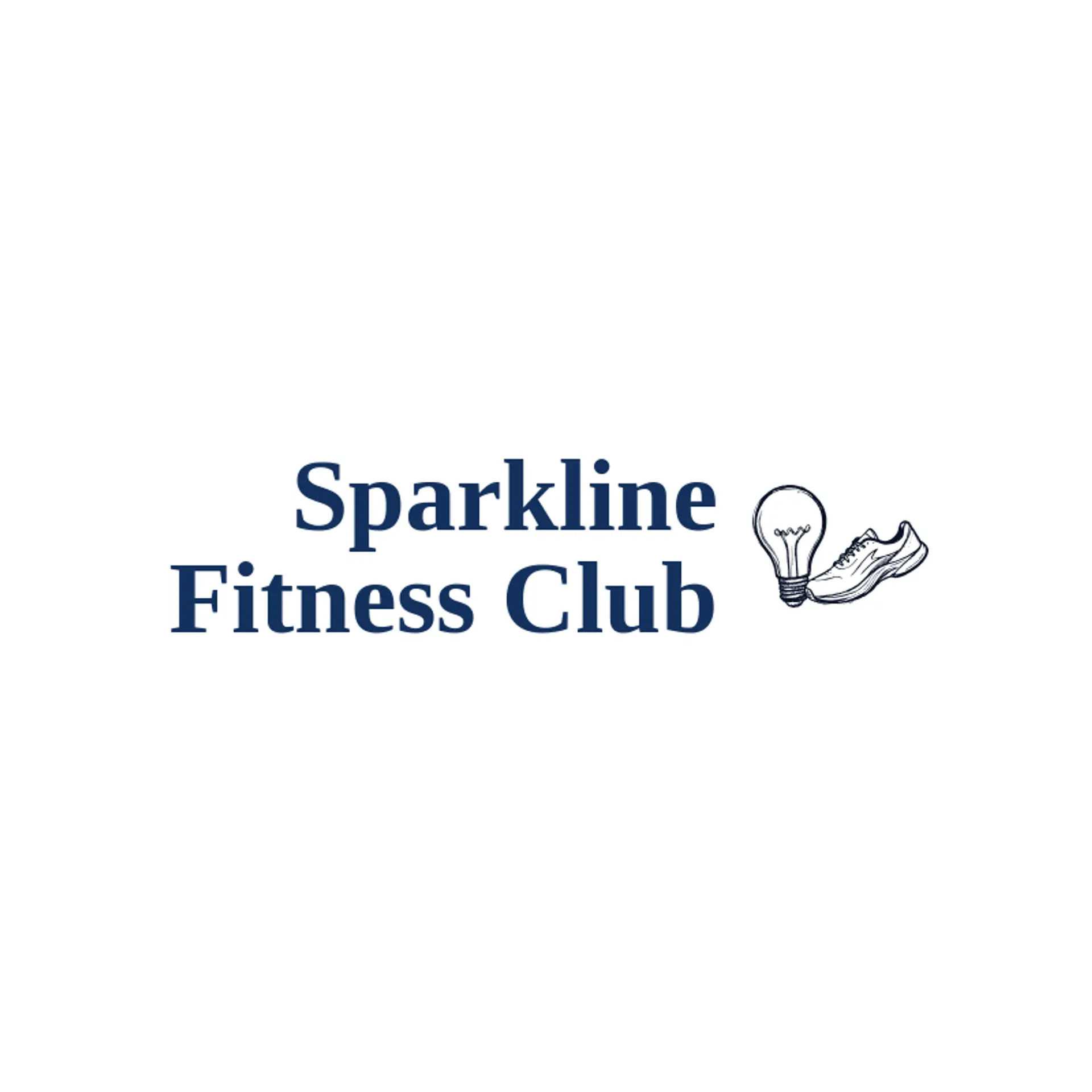 Sparkline Fitness Club logo for light bulb